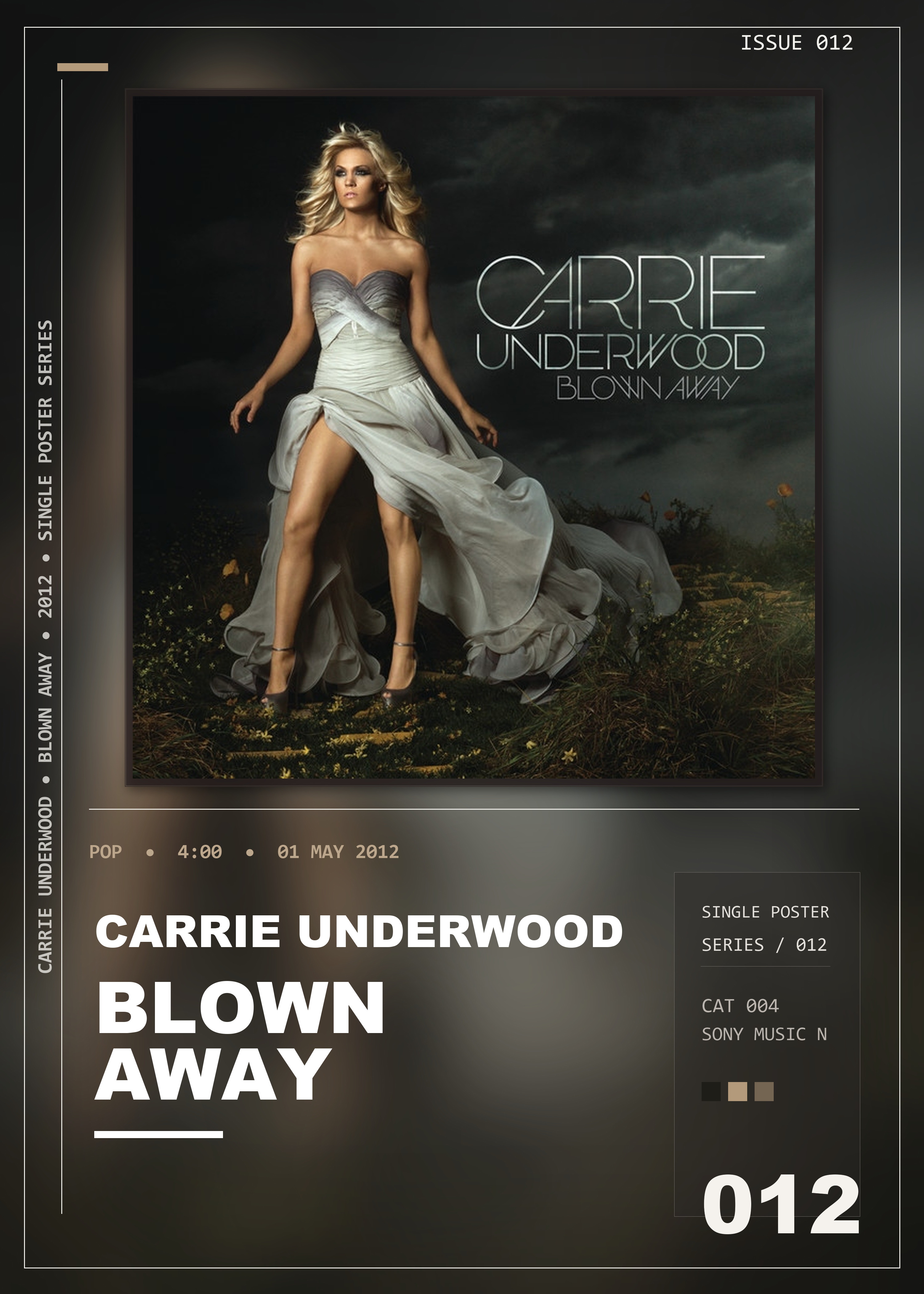 Music poster: Carrie Underwood - Blown Away