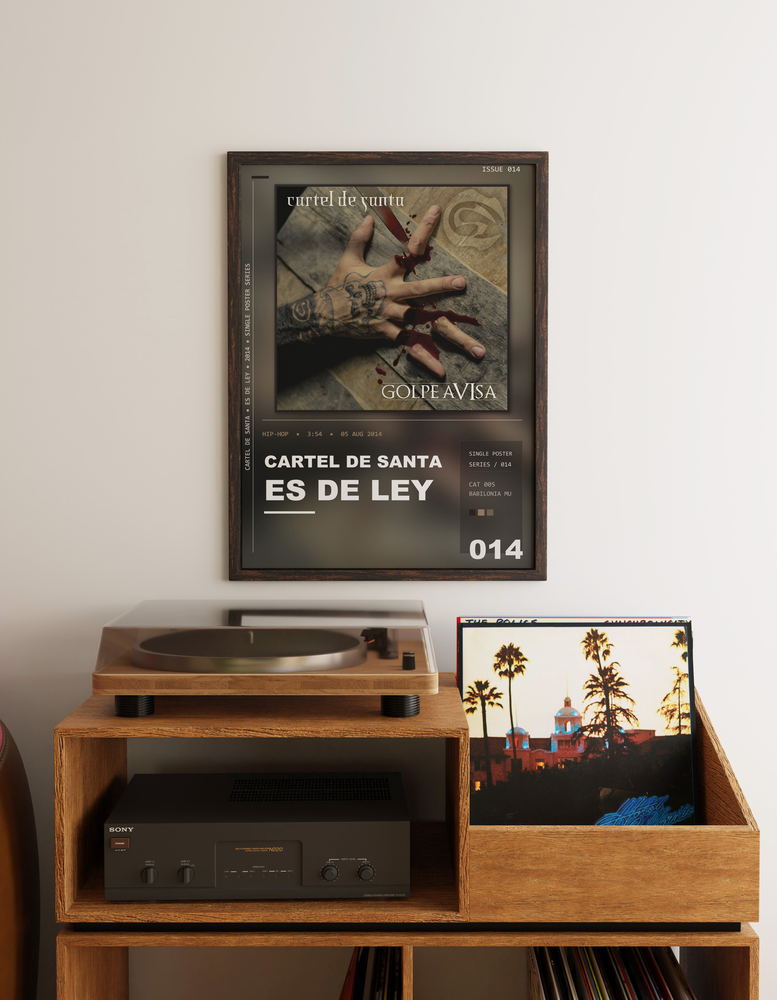 Music poster: Cartel De Santa - Es de Ley