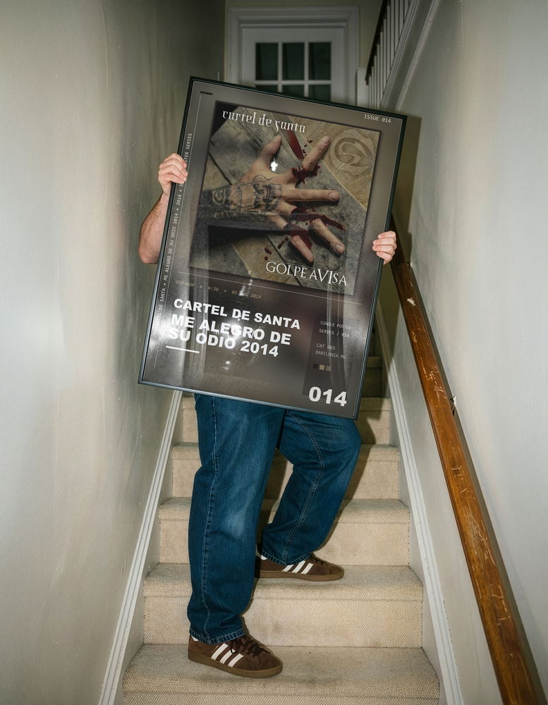 Music poster: Cartel De Santa - Me Alegro de Su Odio 2014
