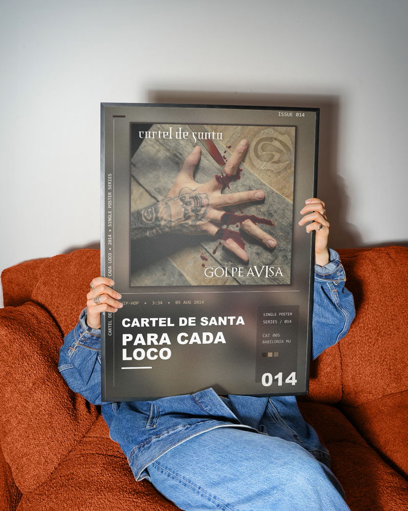 Music poster: Cartel De Santa - Para Cada Loco