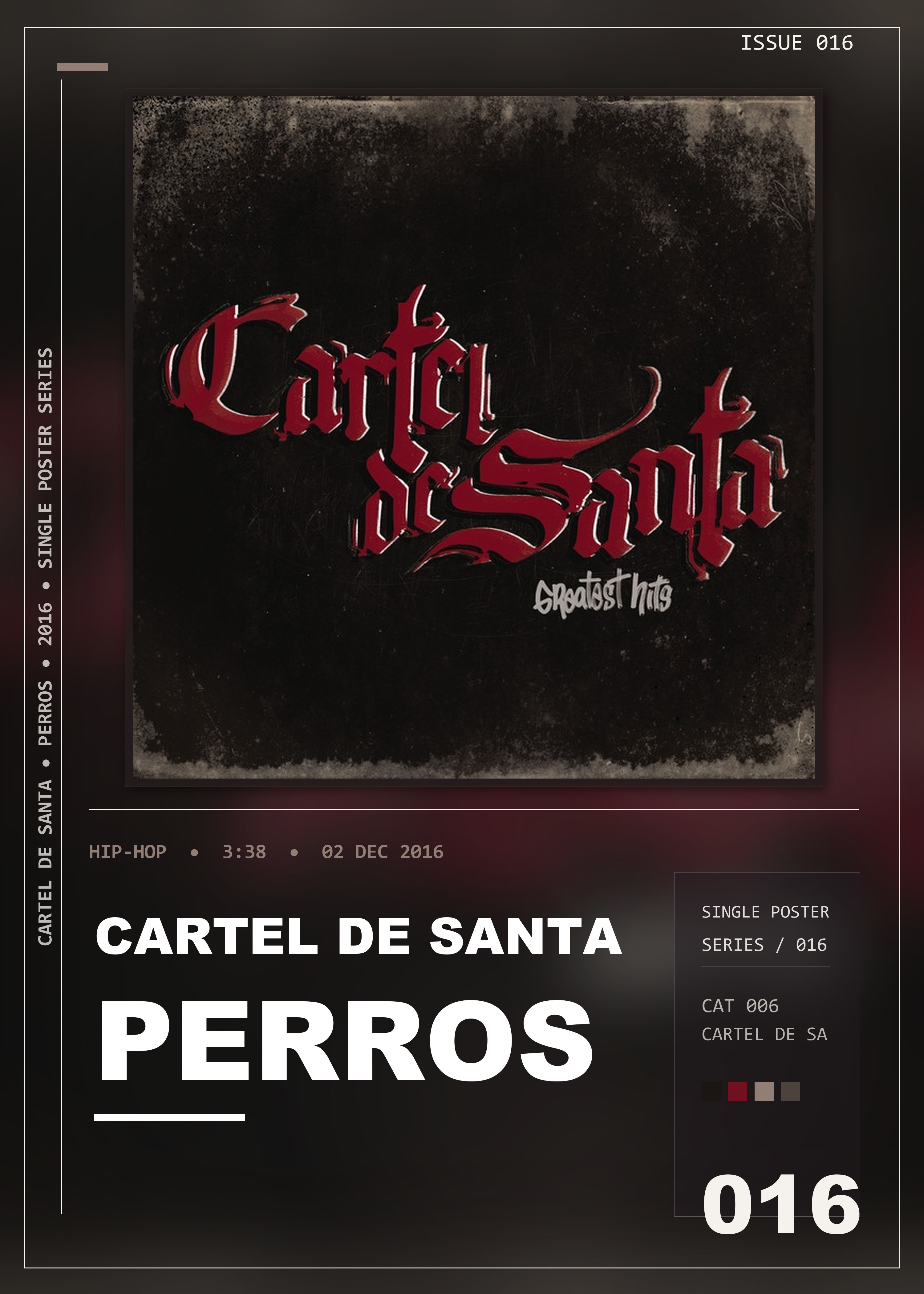 Music poster: Cartel De Santa - Perros