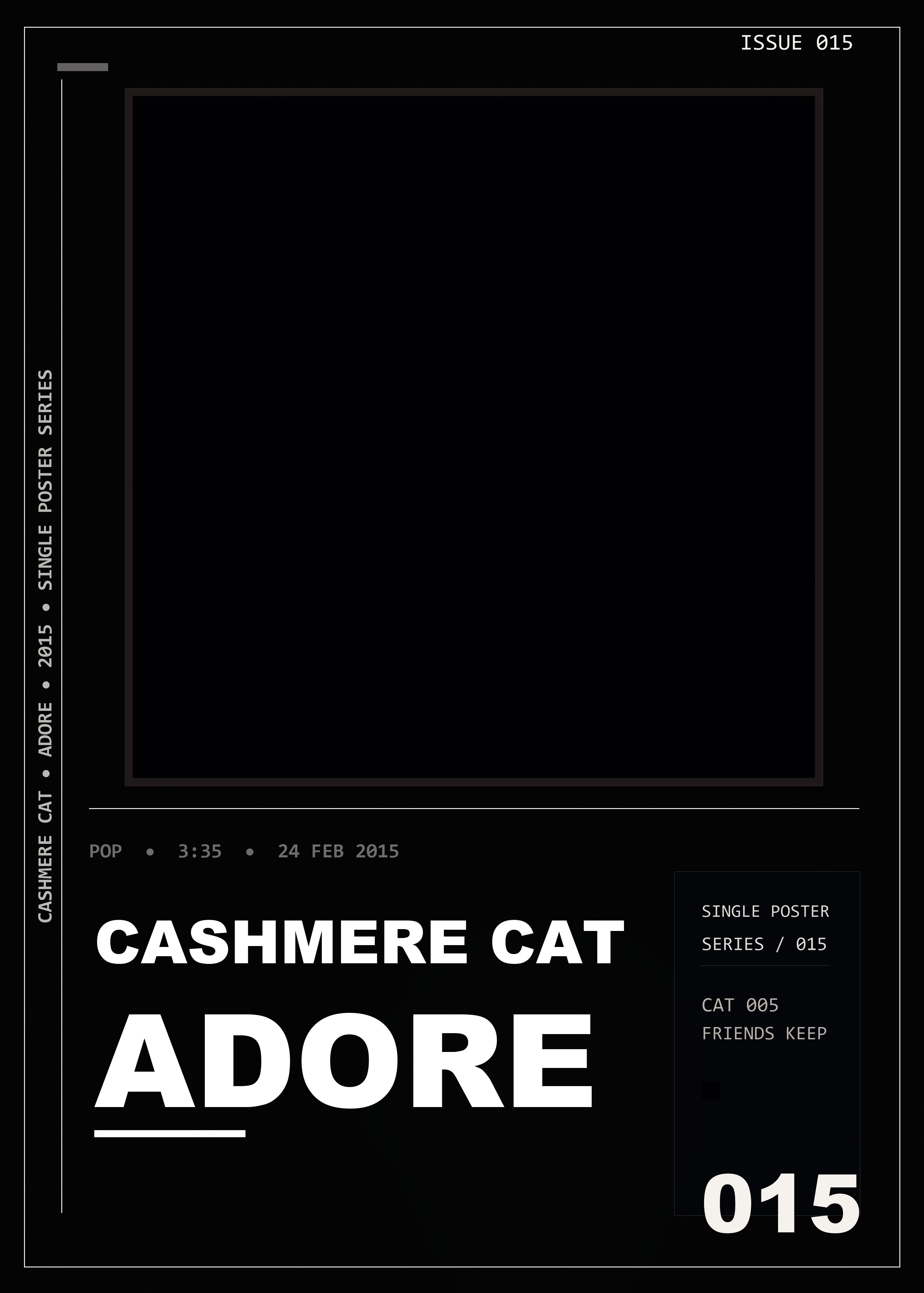 Music poster: Cashmere Cat - Adore