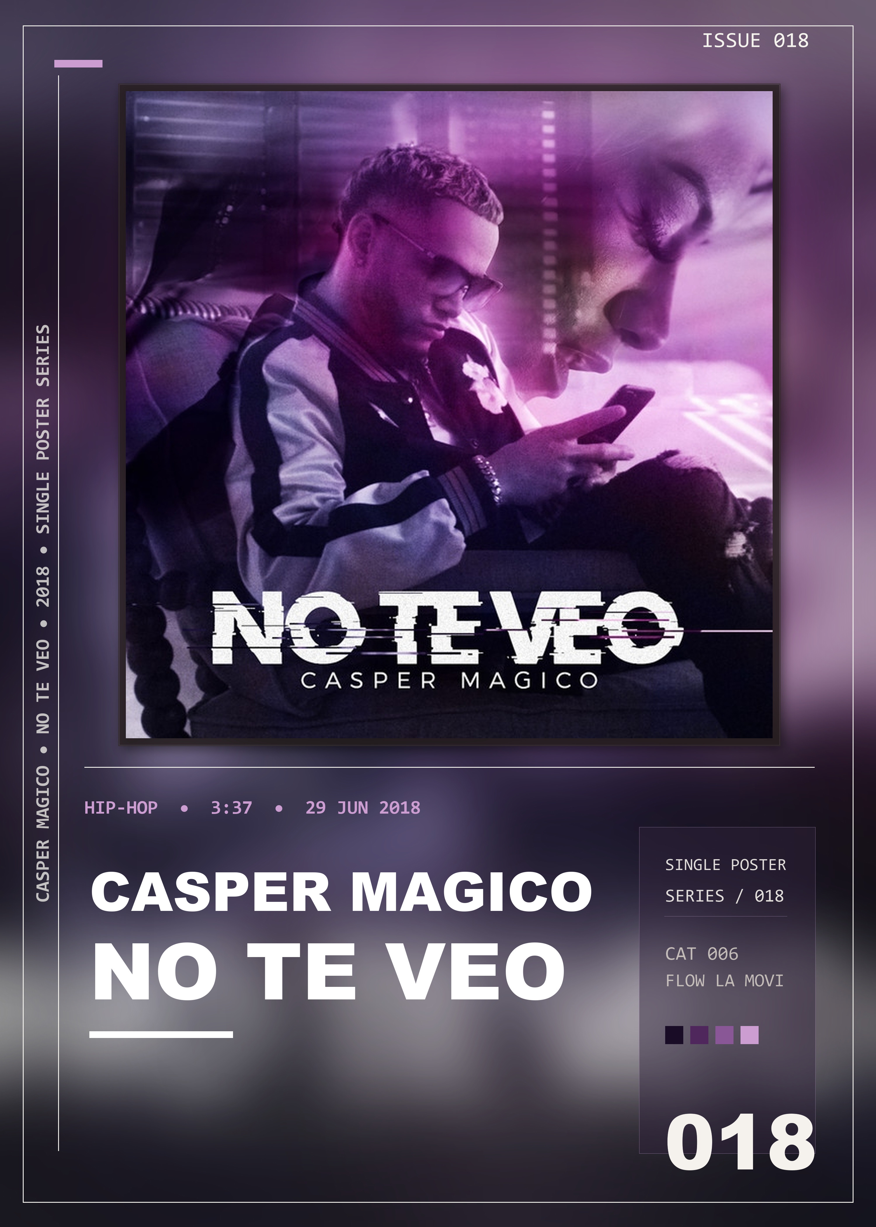 Music poster: Casper Magico - No Te Veo