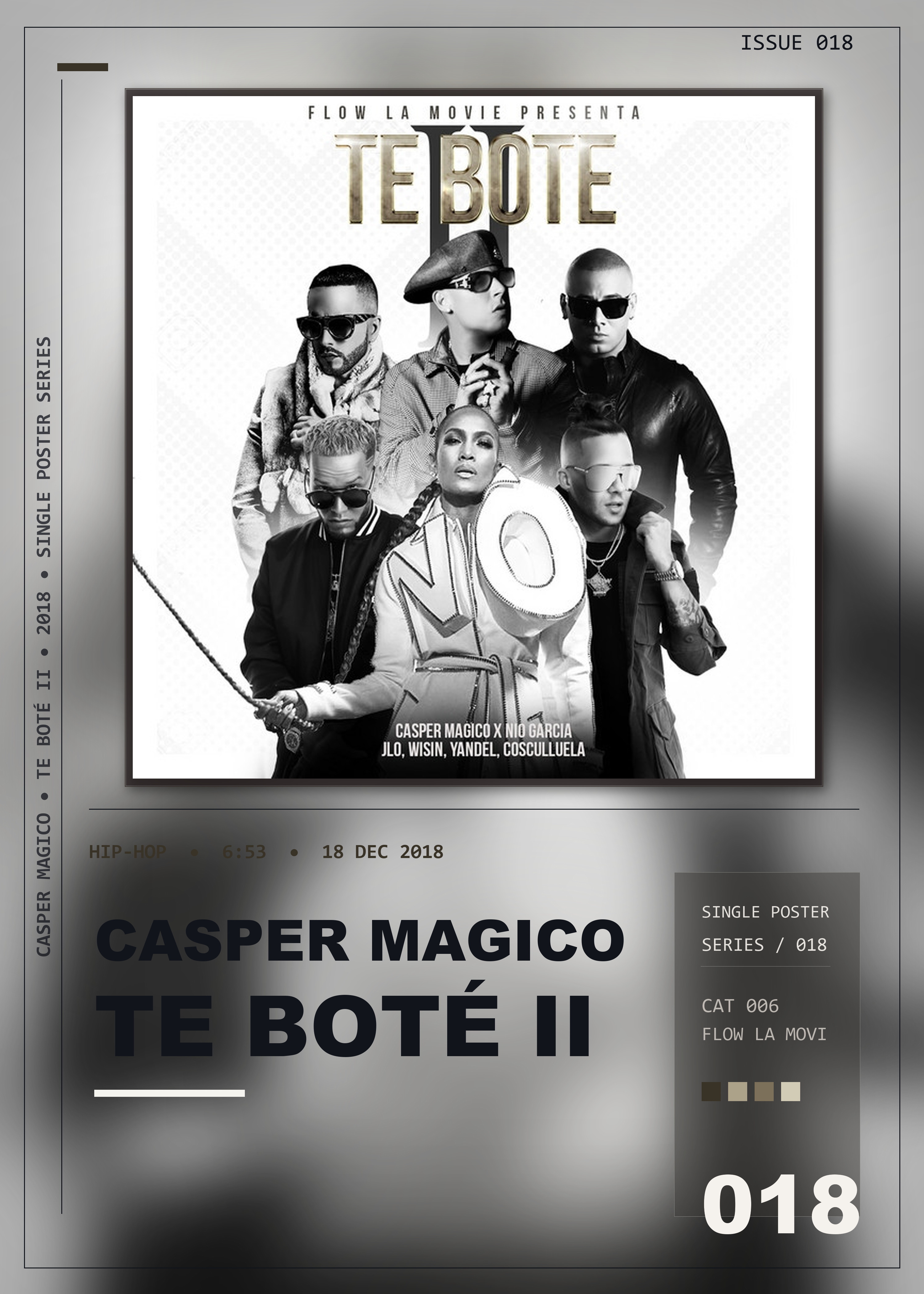 Music poster: Casper Magico - Te Boté II