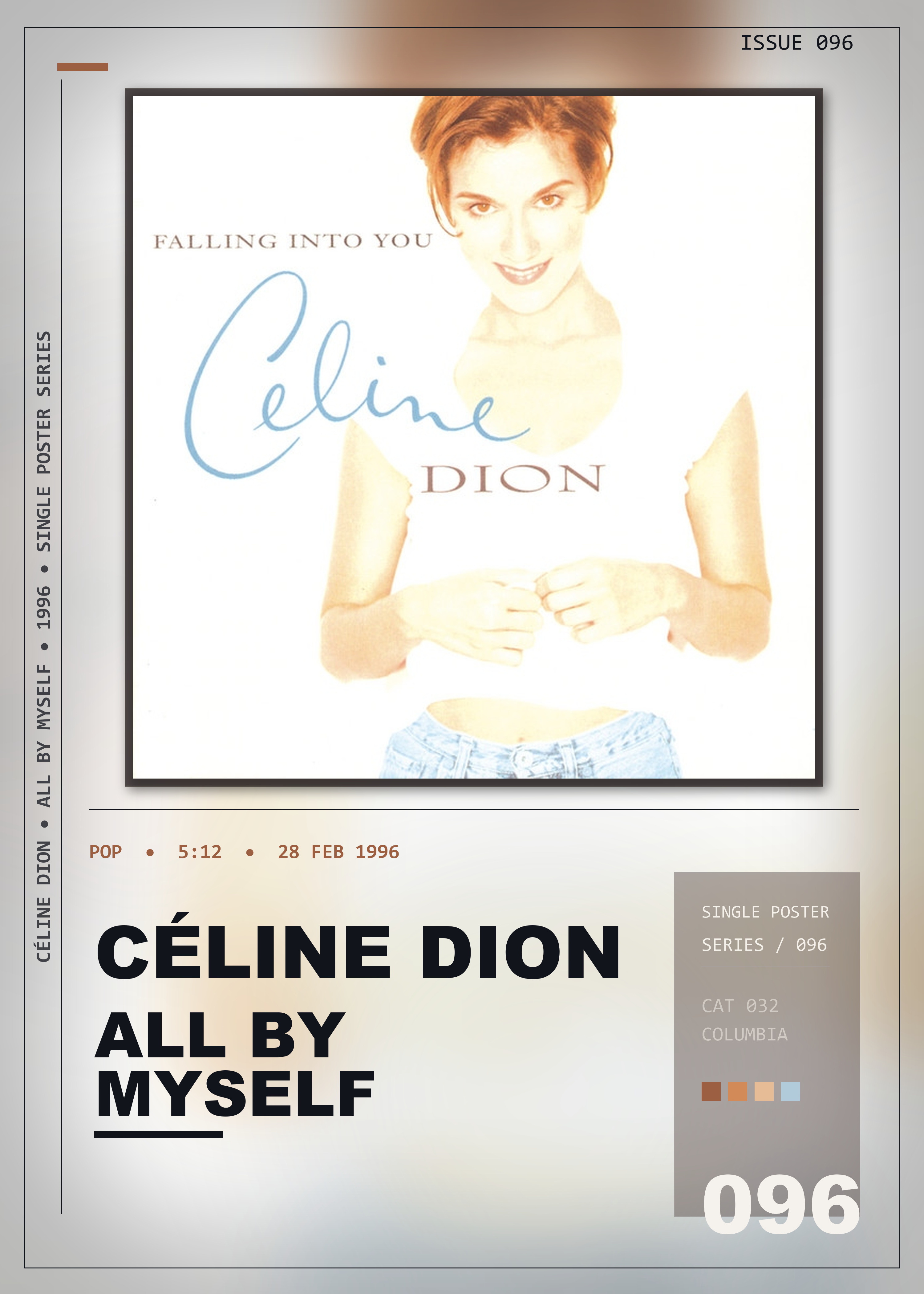 Music poster: Céline Dion - All By Myself