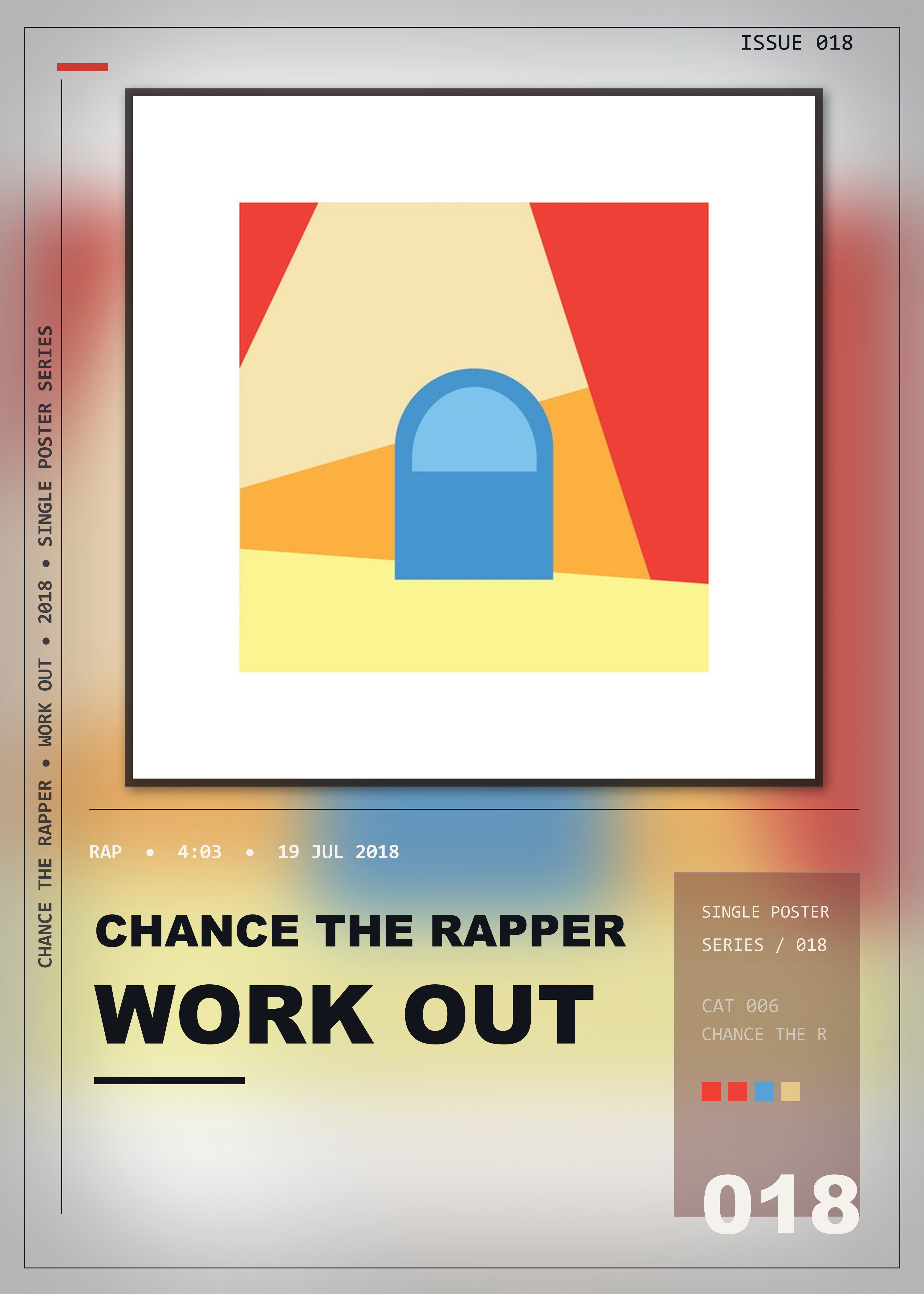 Music poster: Chance the Rapper - Work Out