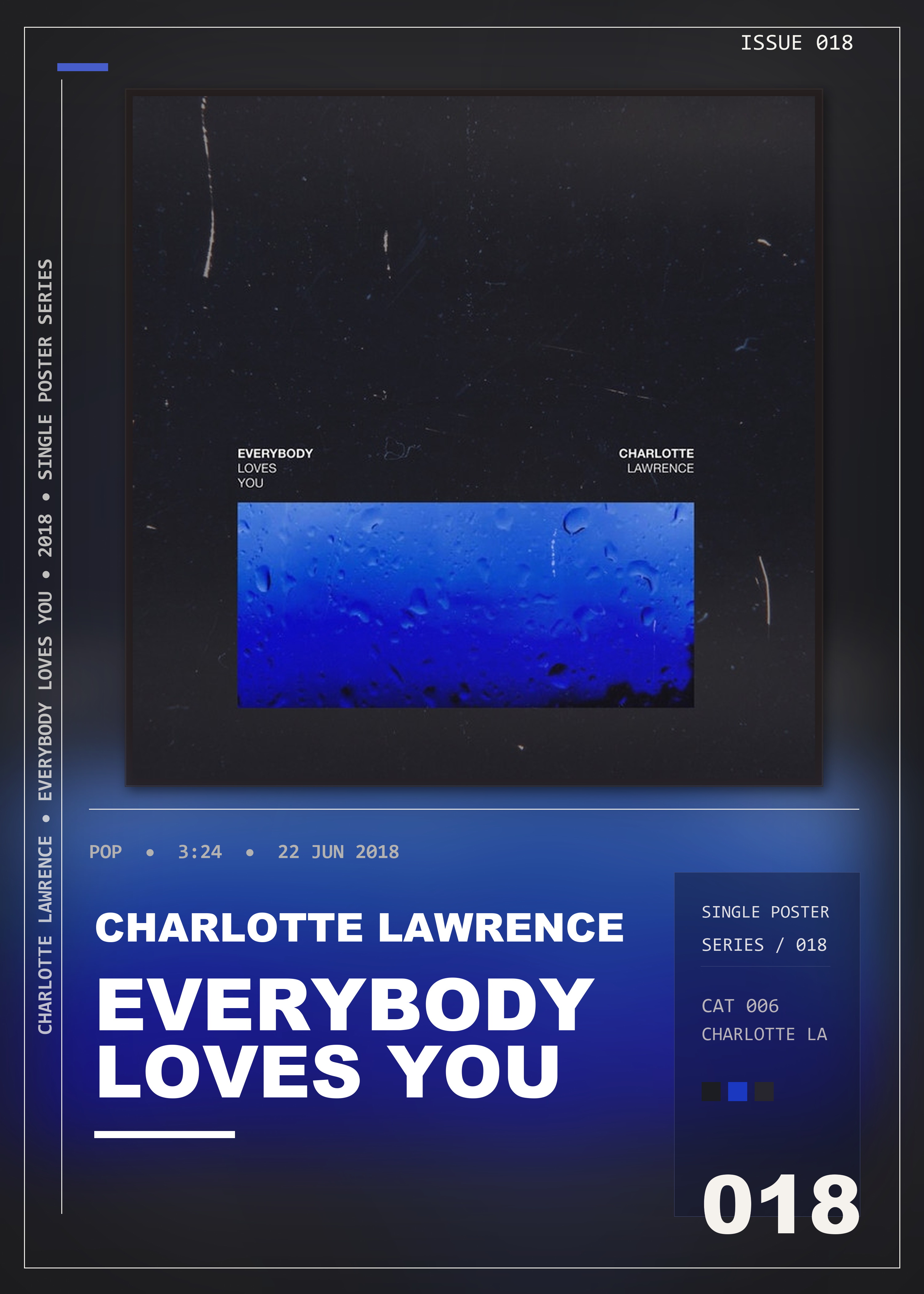 Music poster: Charlotte Lawrence - Everybody Loves You