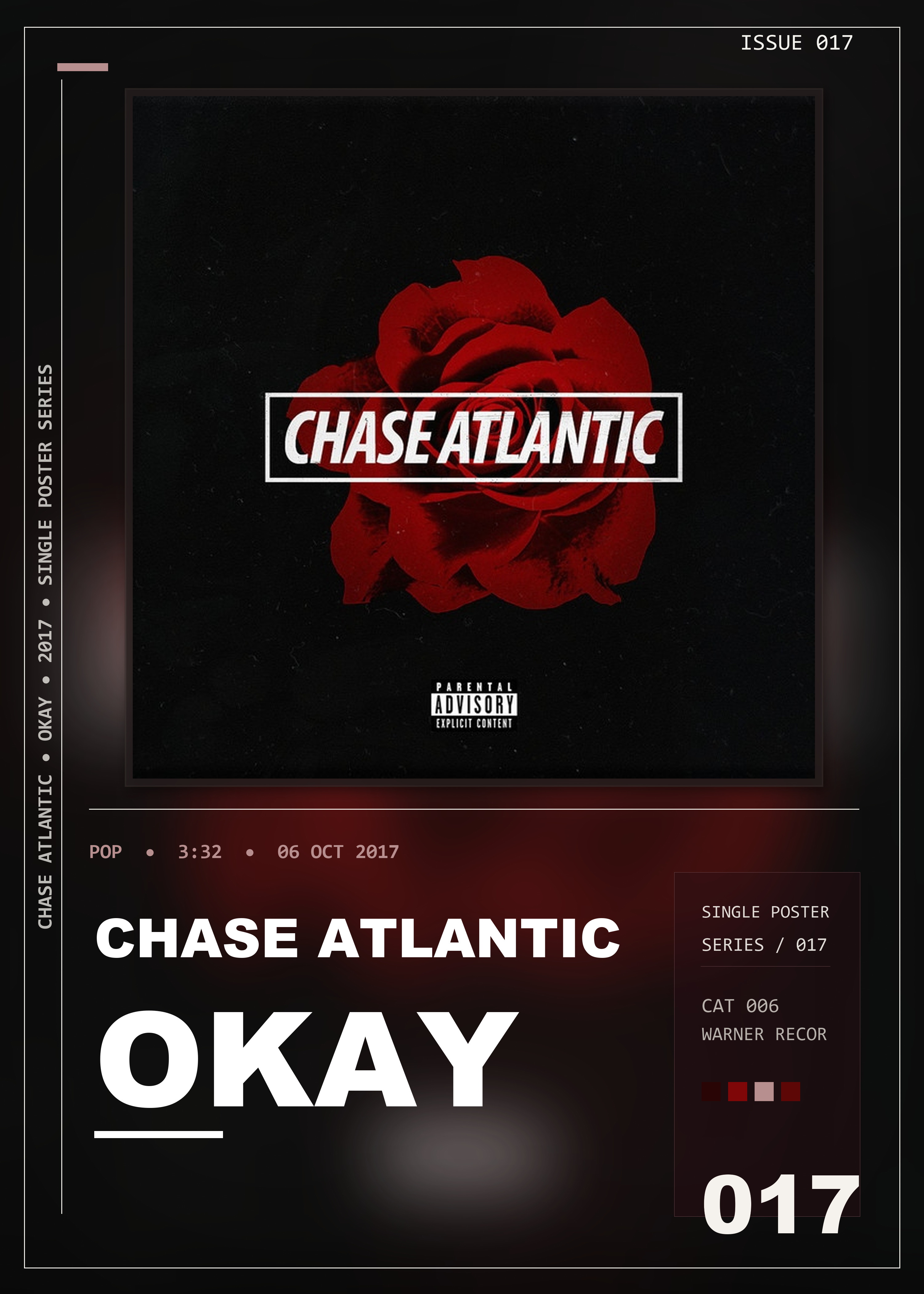Music poster: Chase Atlantic - Okay