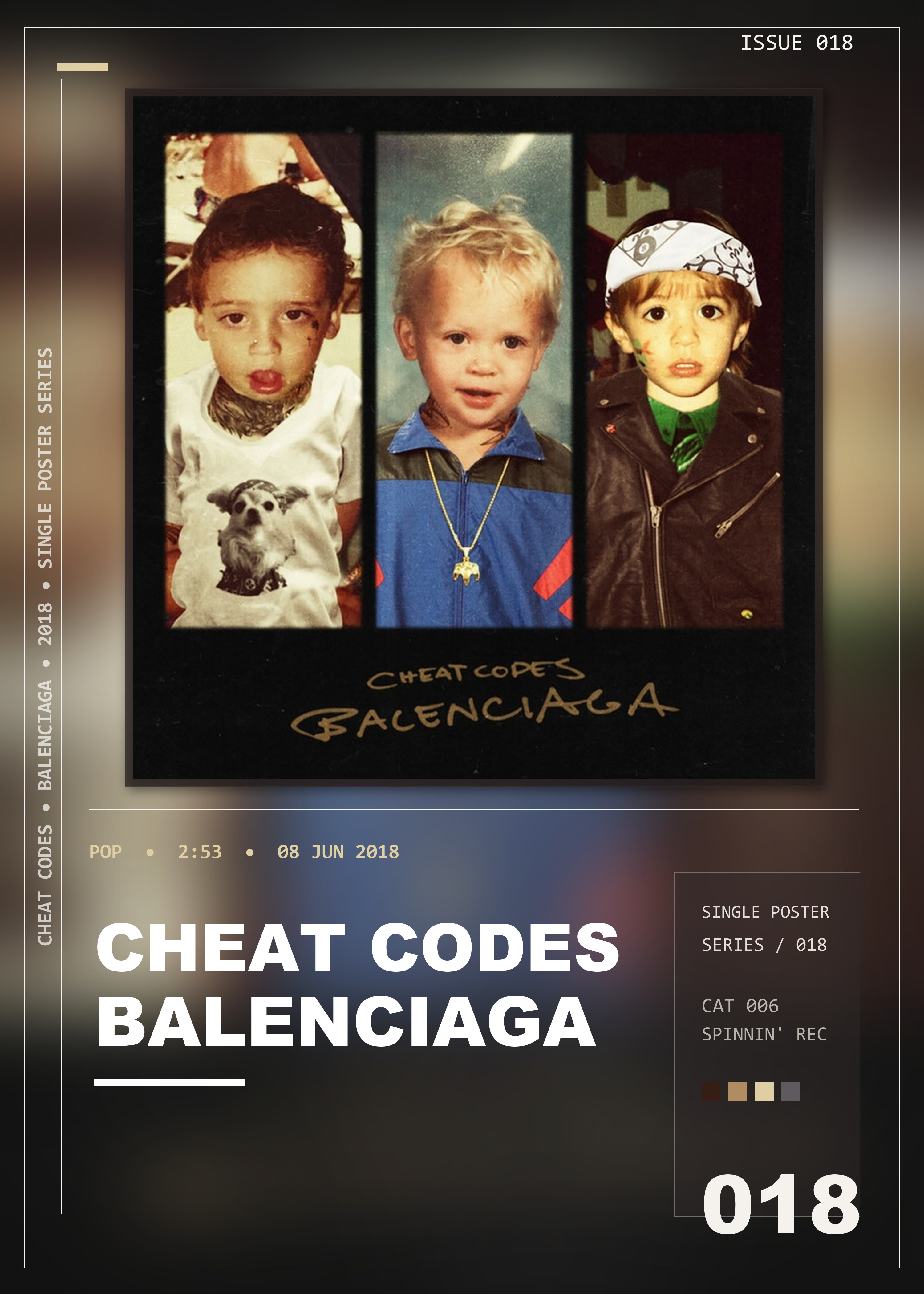 Music poster: Cheat Codes - Balenciaga