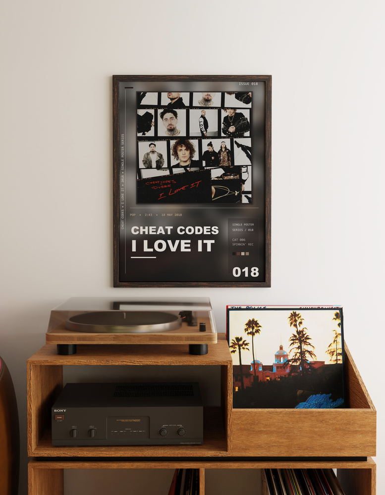 Music poster: Cheat Codes - I Love It