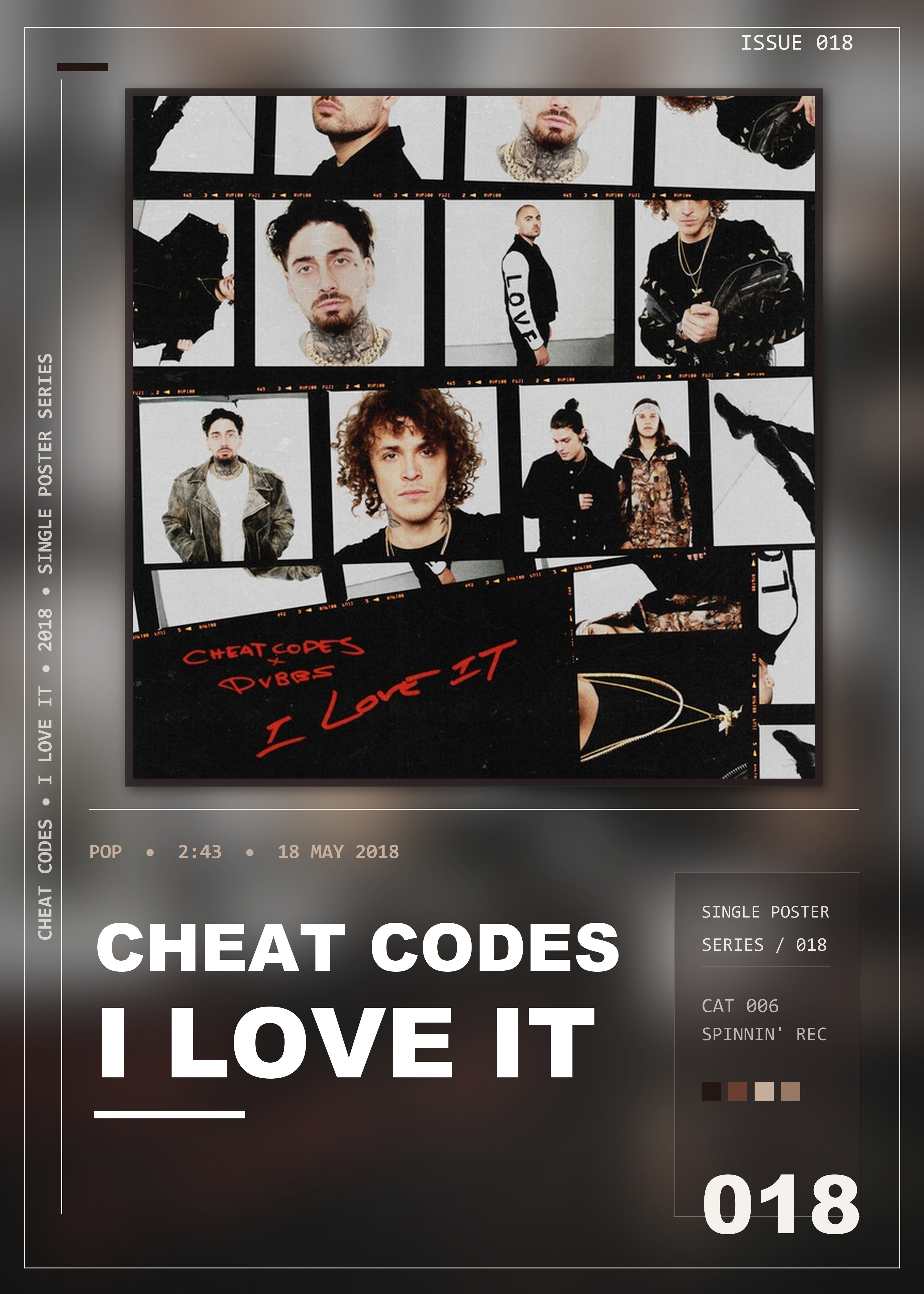Music poster: Cheat Codes - I Love It