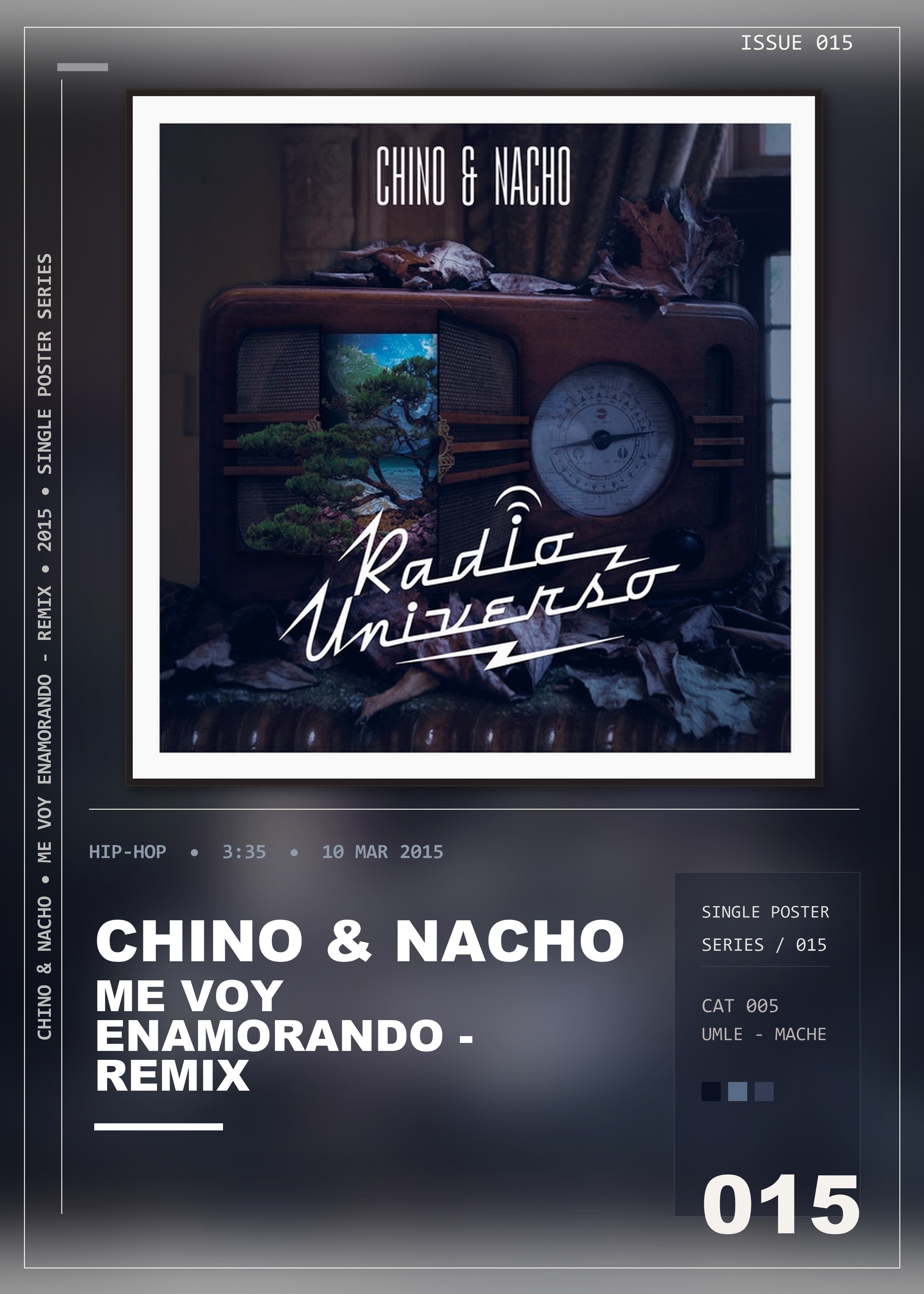 Music poster: Chino Nacho - Me Voy Enamorando - Remix