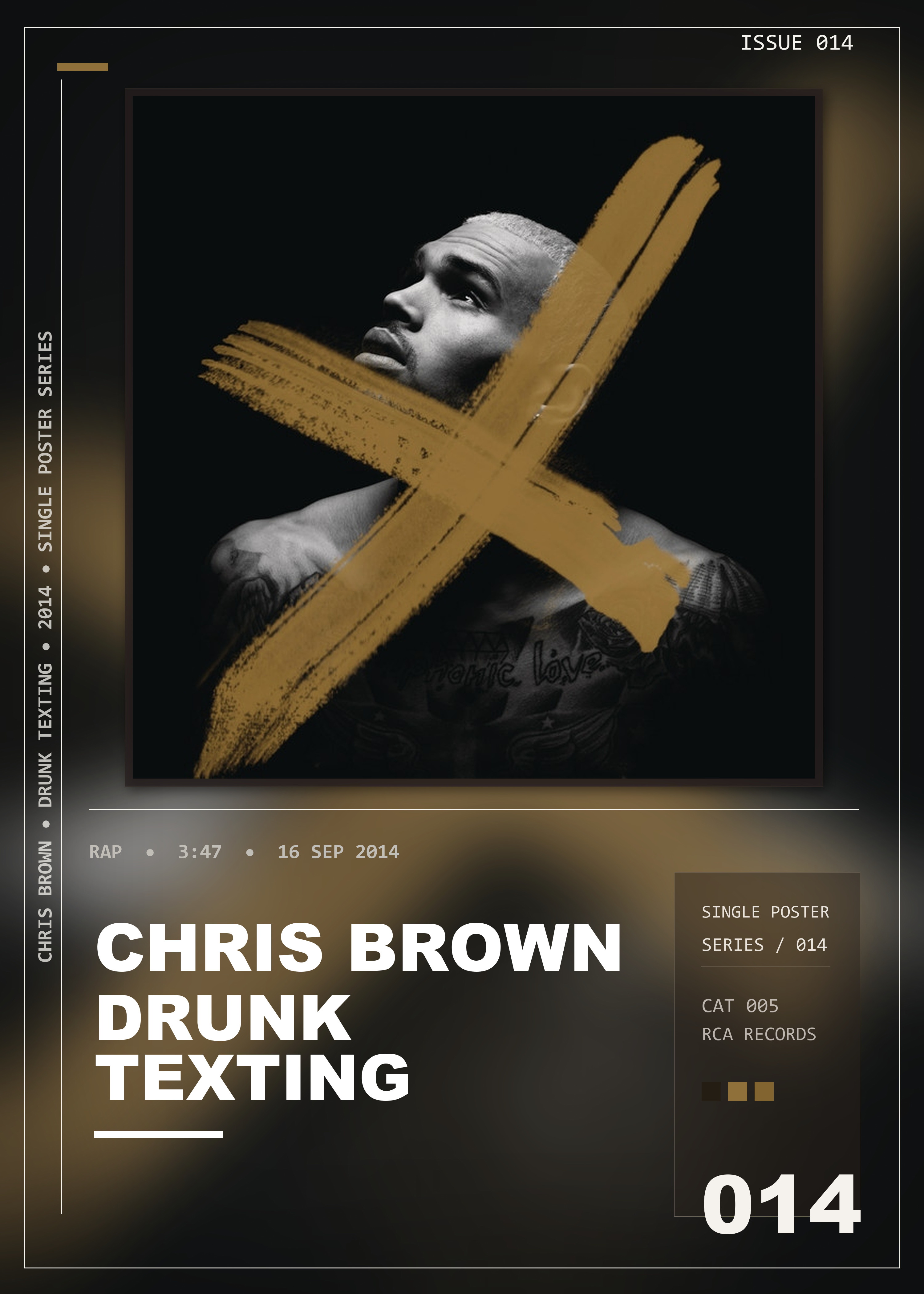 Music poster: Chris Brown - Drunk Texting