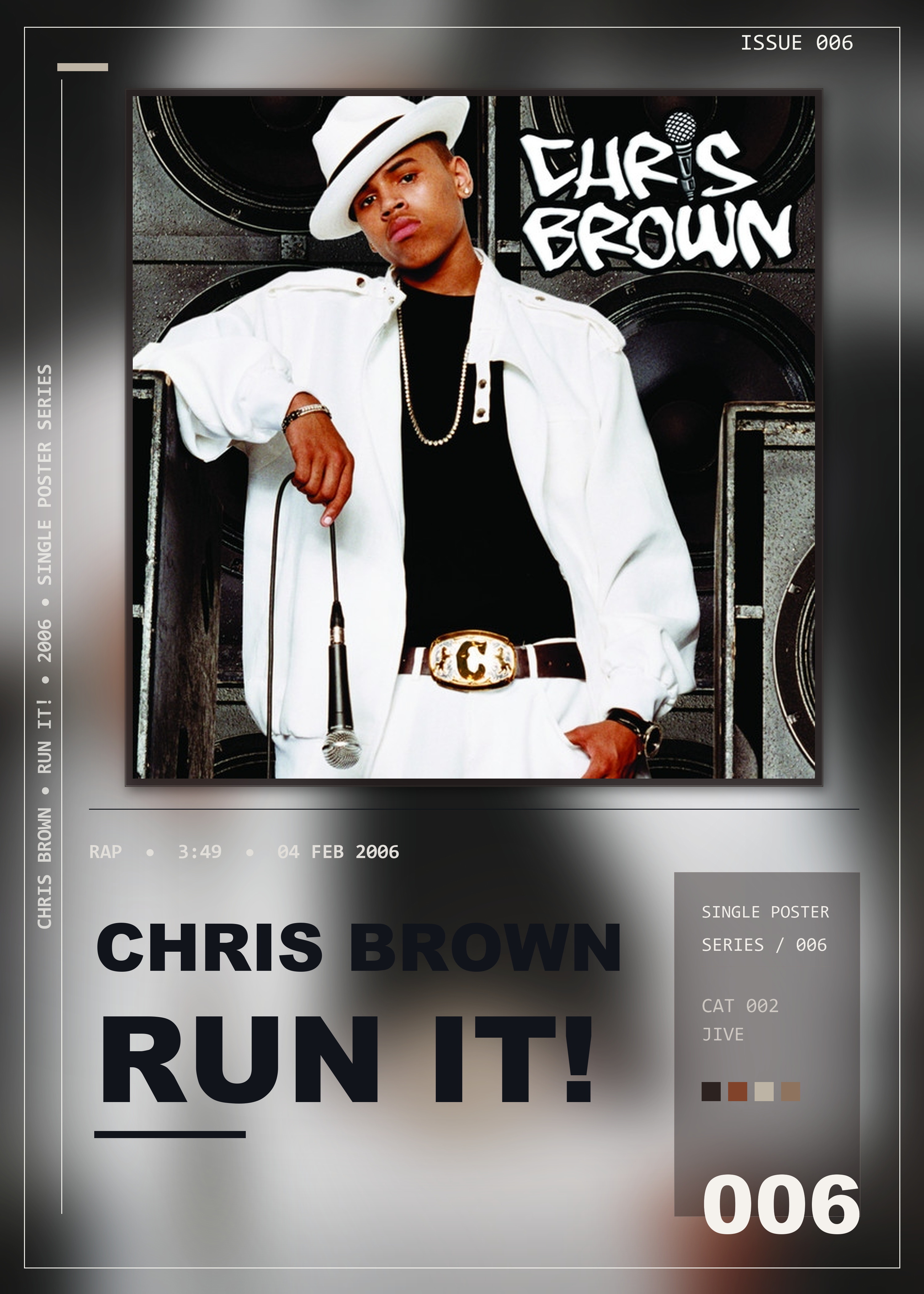 Music poster: Chris Brown - Run It