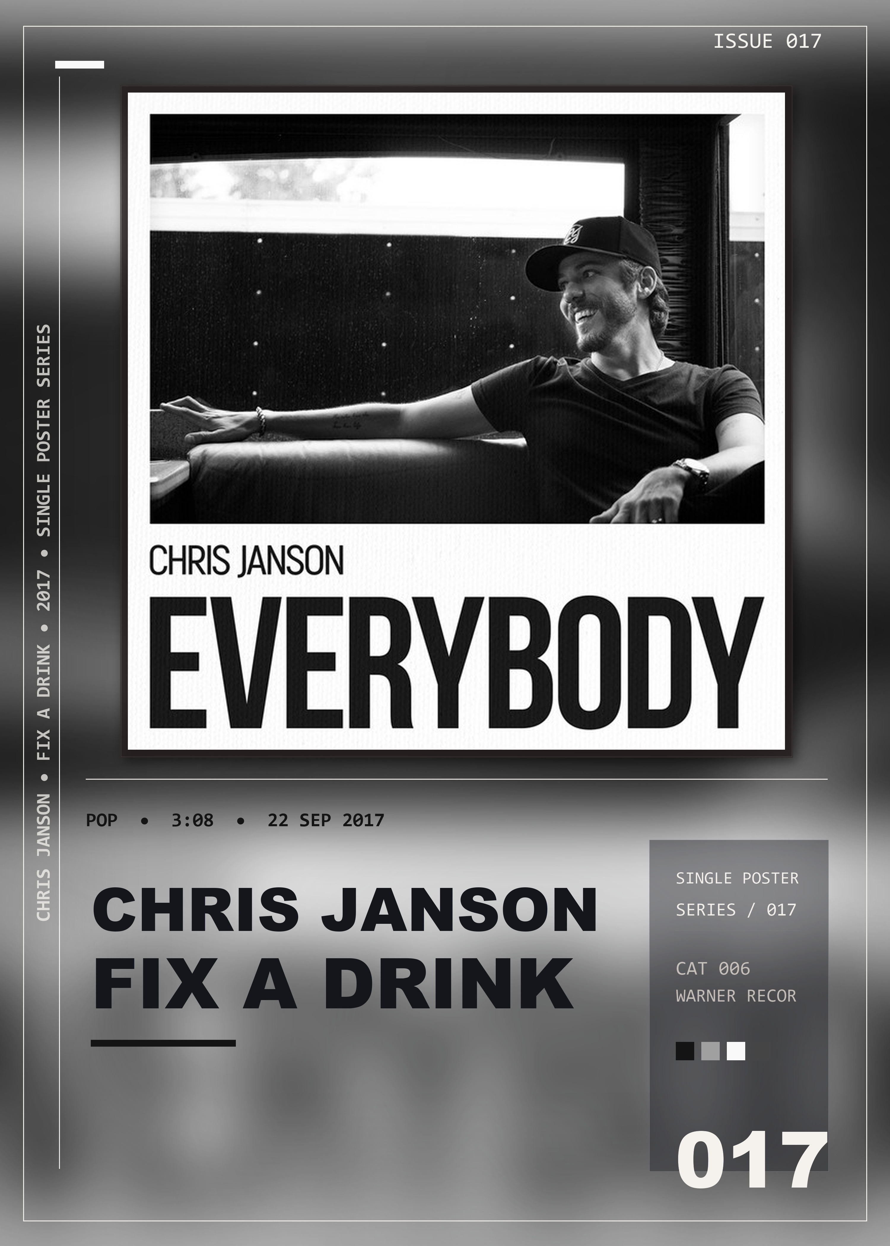 Music poster: Chris Janson - Fix a Drink