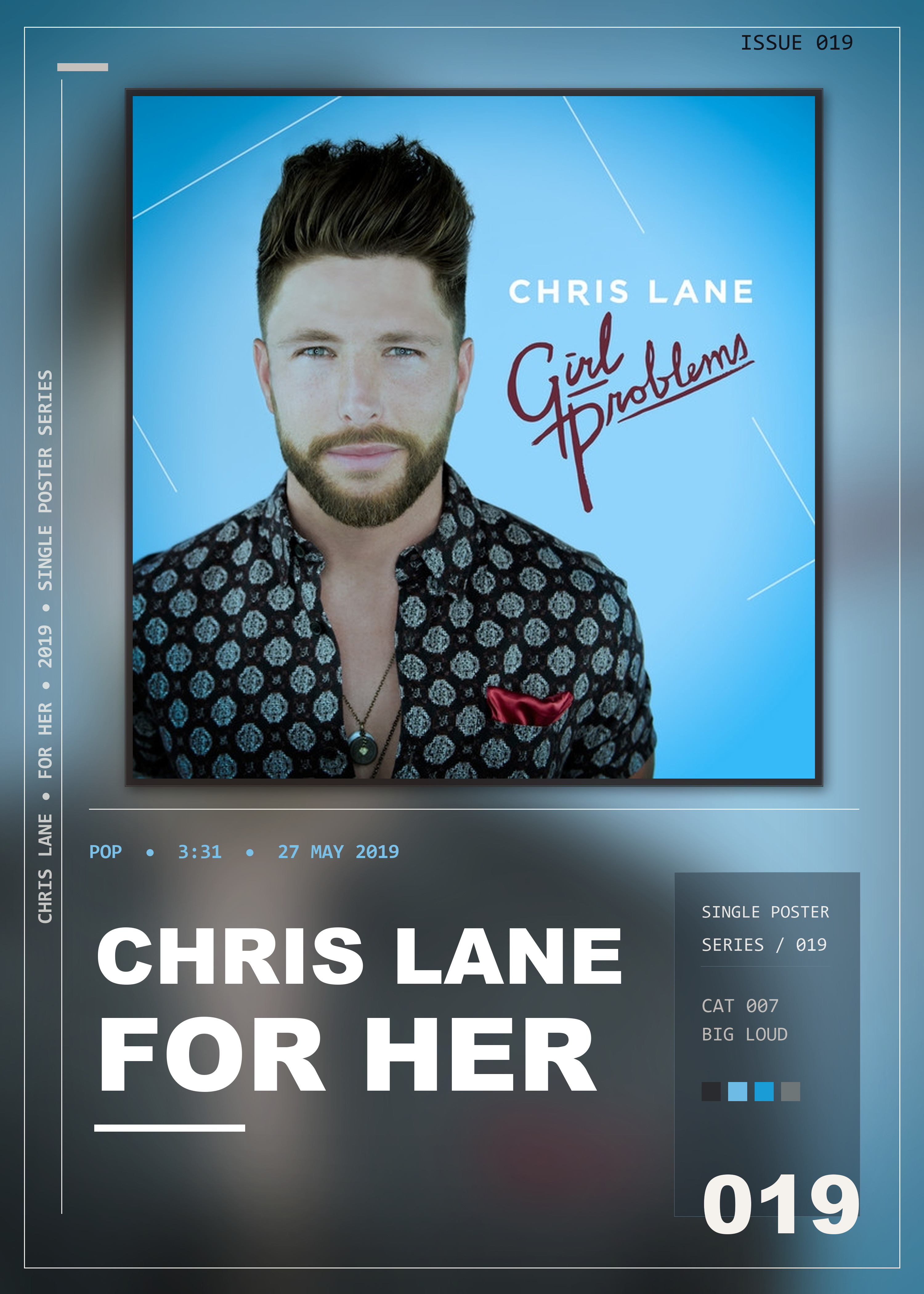 Music poster: Chris Lane - For Her