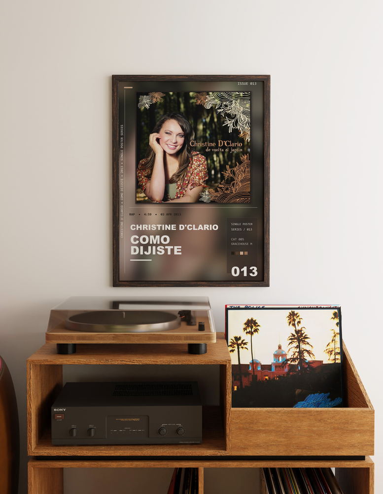 Music poster: Christine DClario - Como Dijiste