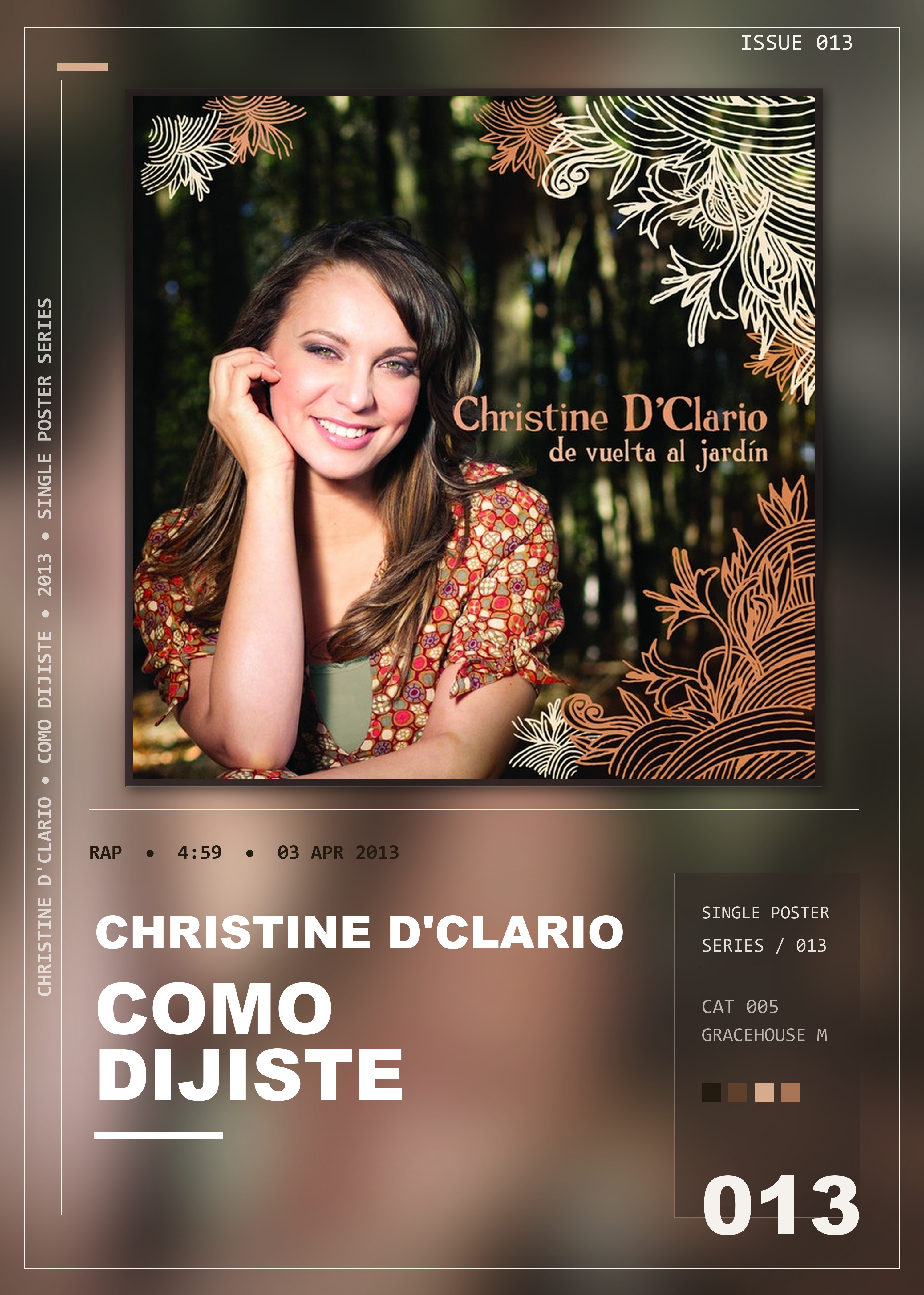 Music poster: Christine DClario - Como Dijiste