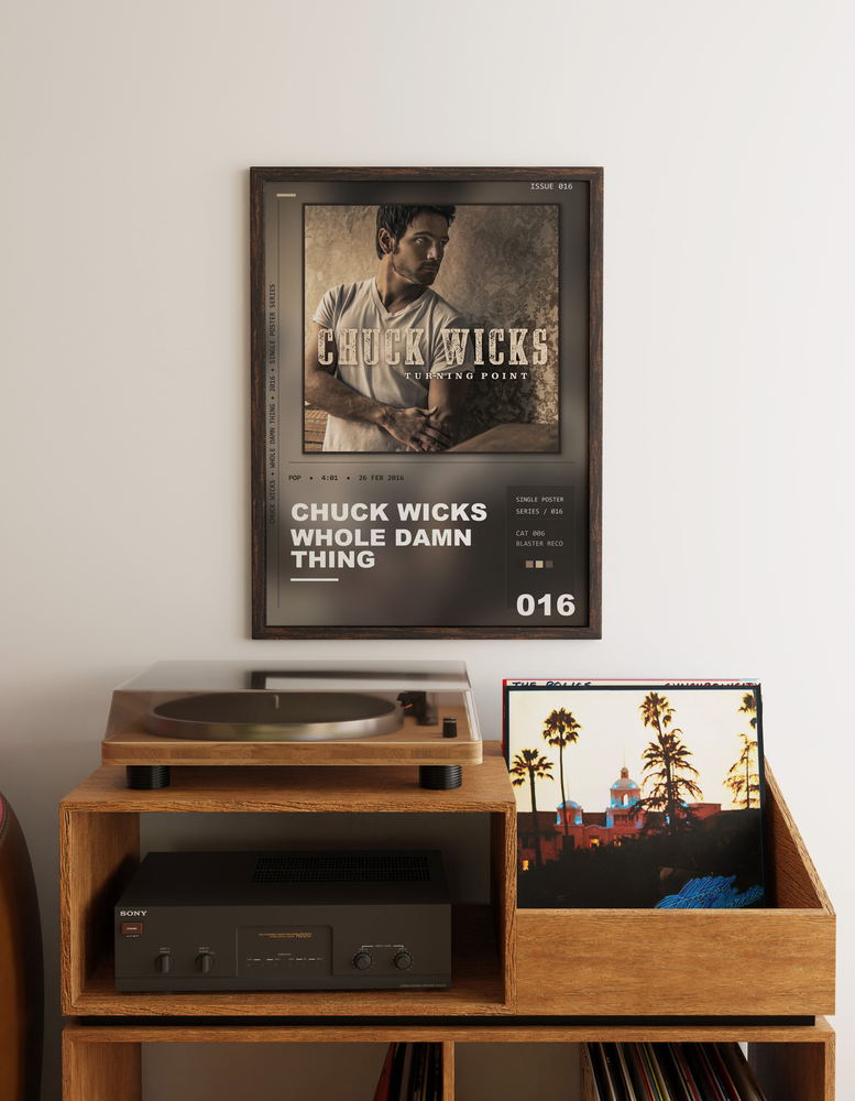 Music poster: Chuck Wicks - Whole Damn Thing
