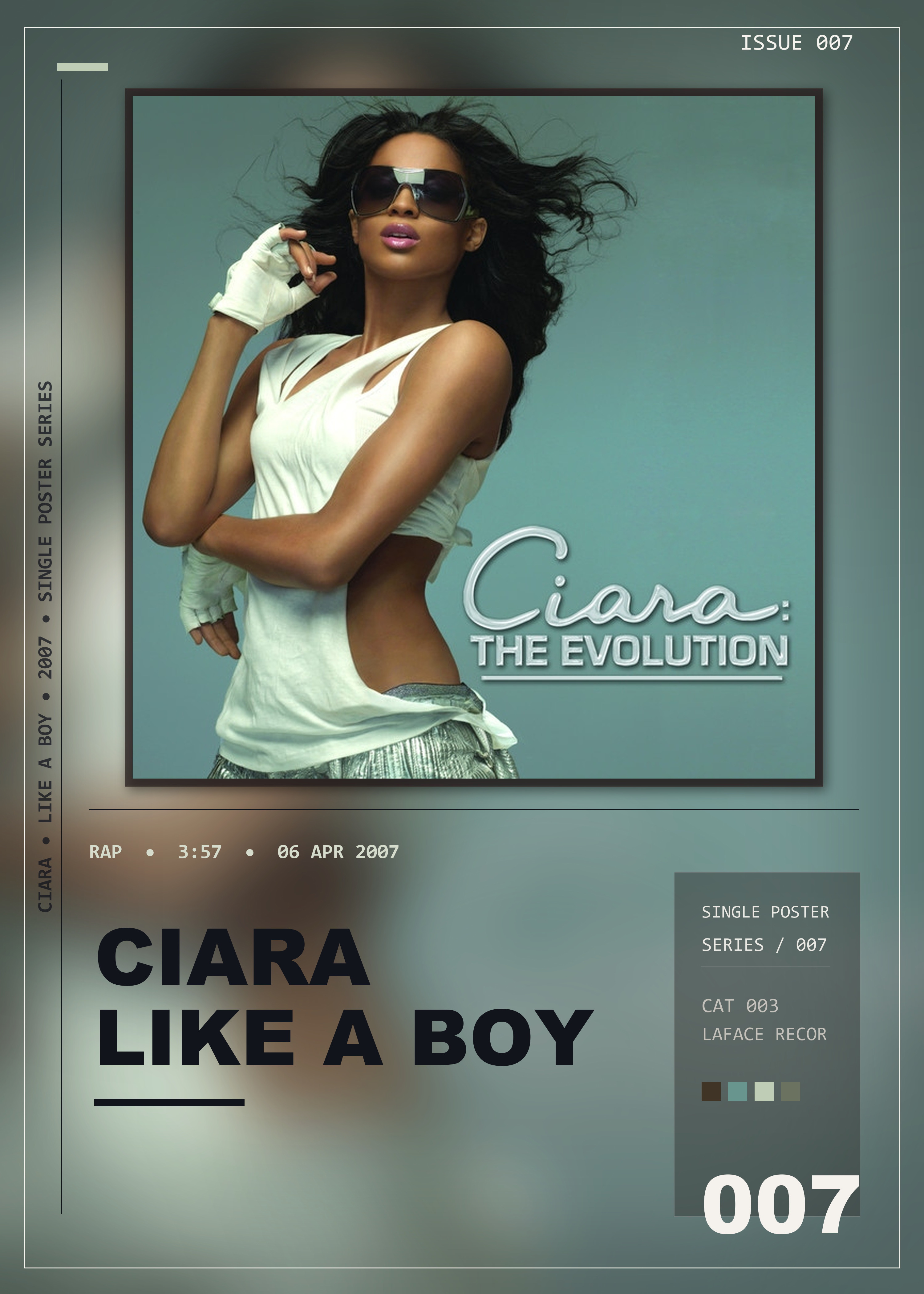 Music poster: Ciara - Like a Boy