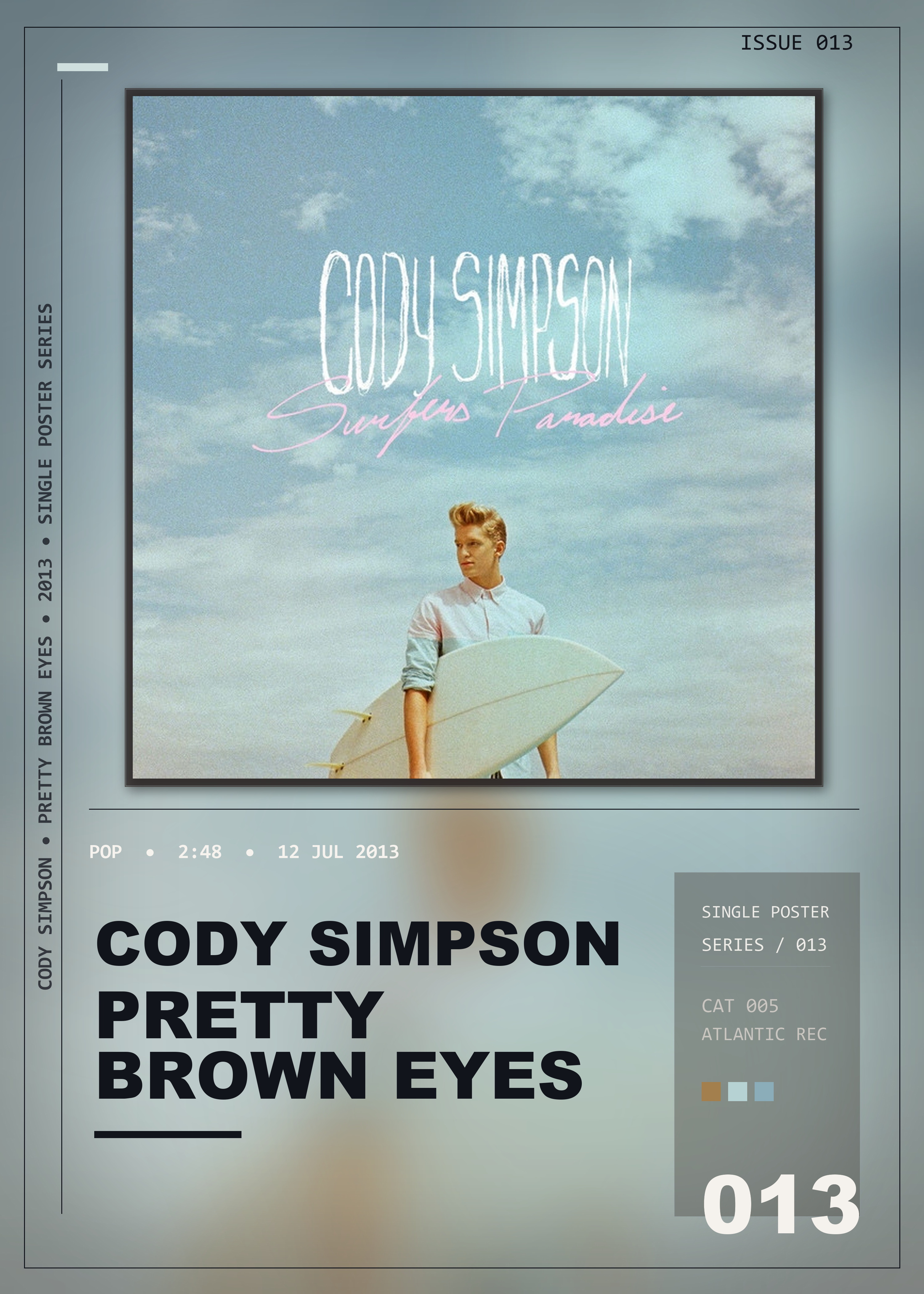 Music poster: Cody Simpson - Pretty Brown Eyes