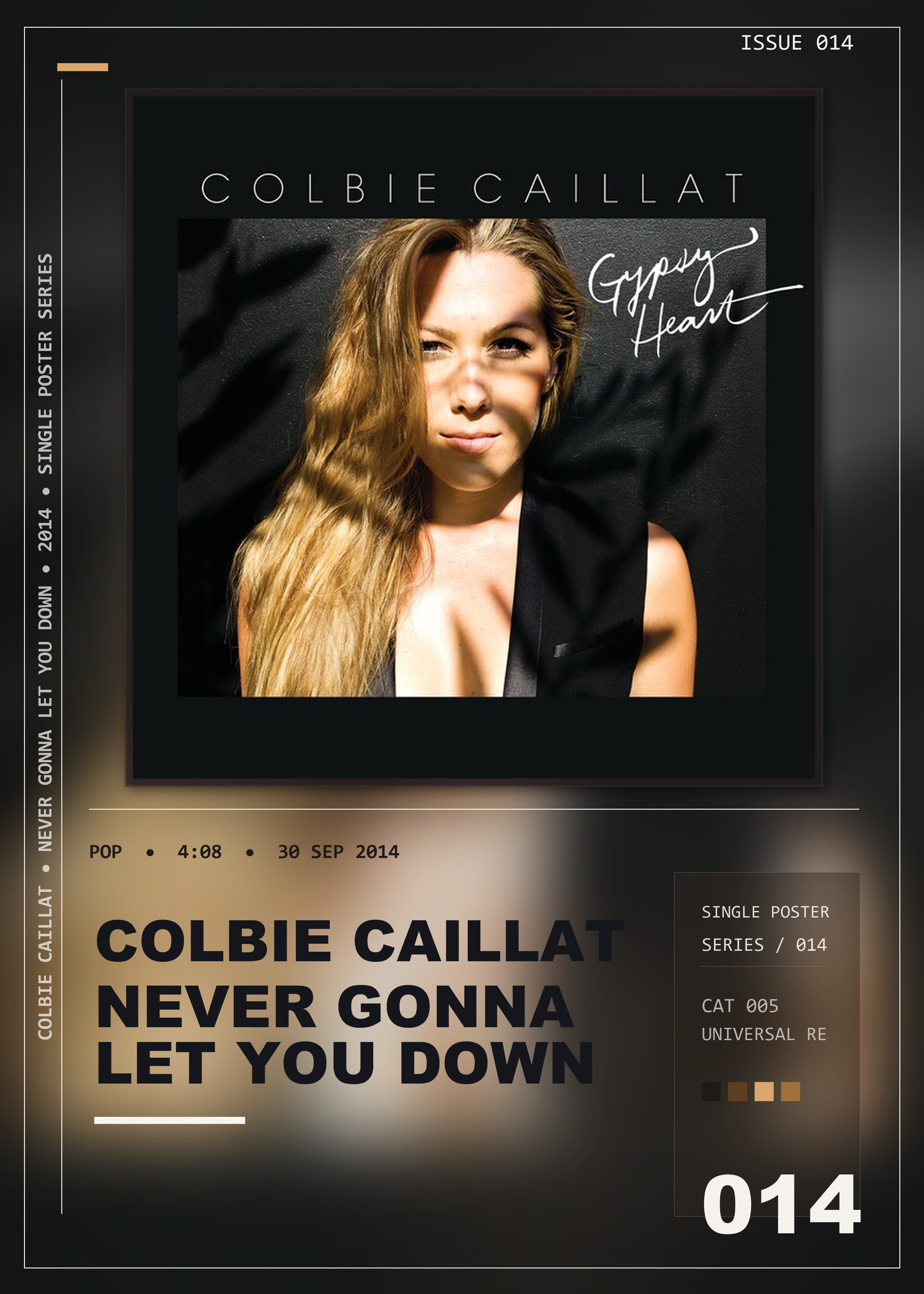 Music poster: Colbie Caillat - Never Gonna Let You Down