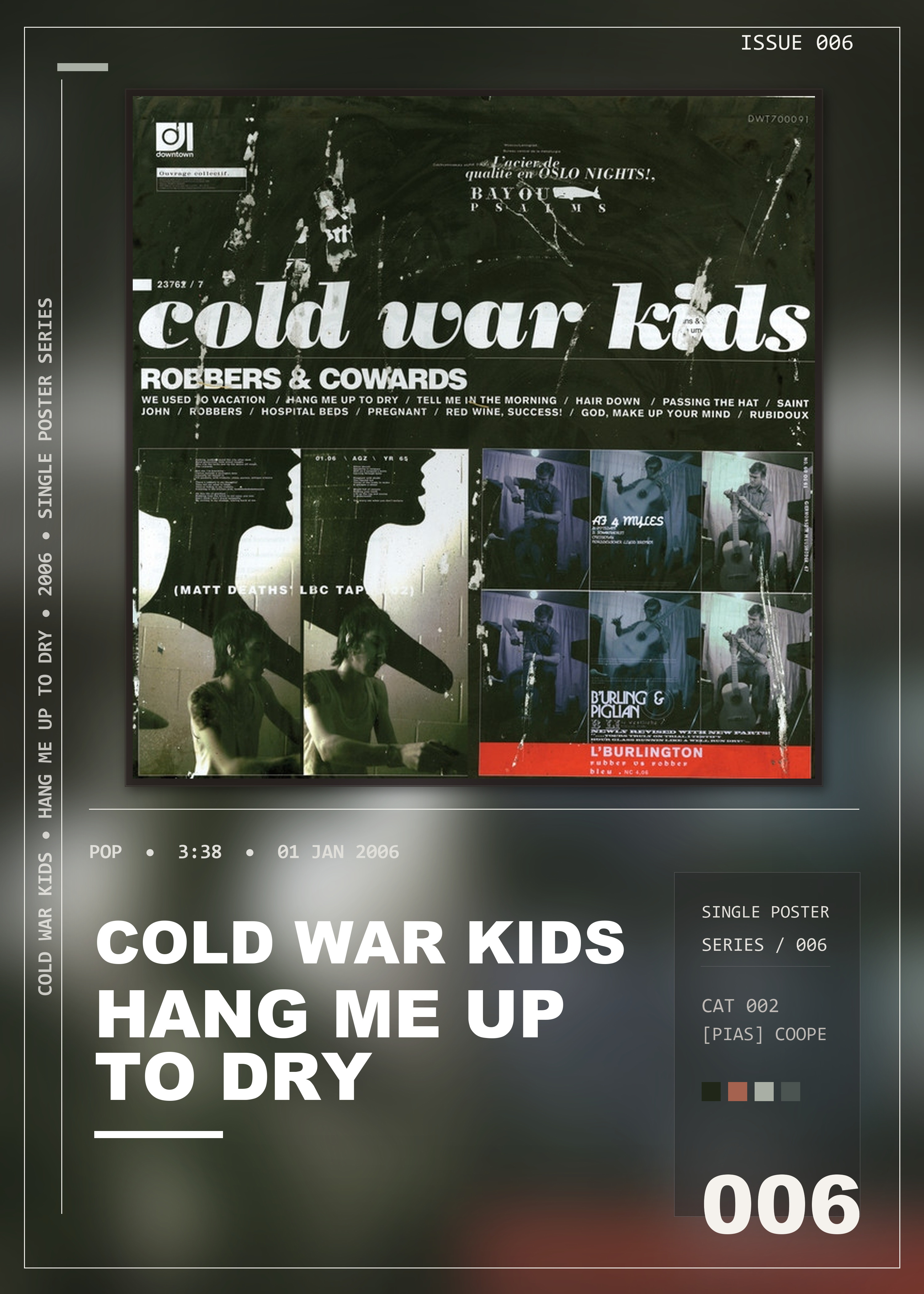 Music poster: Cold War Kids - Hang Me Up To Dry