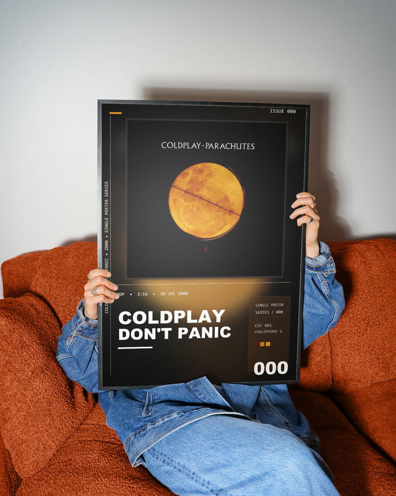 Music poster: Coldplay - Dont Panic