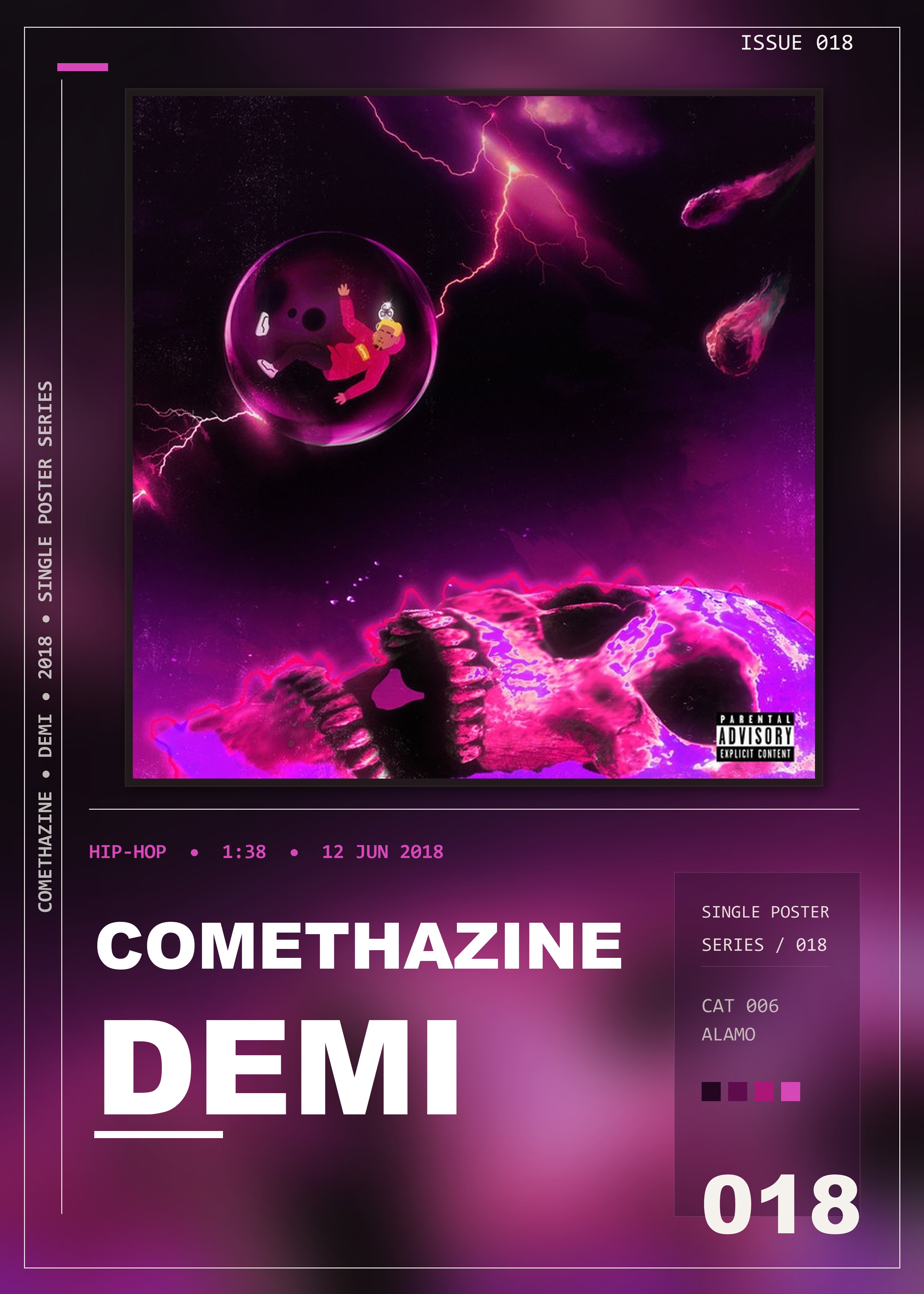 Music poster: Comethazine - Demi