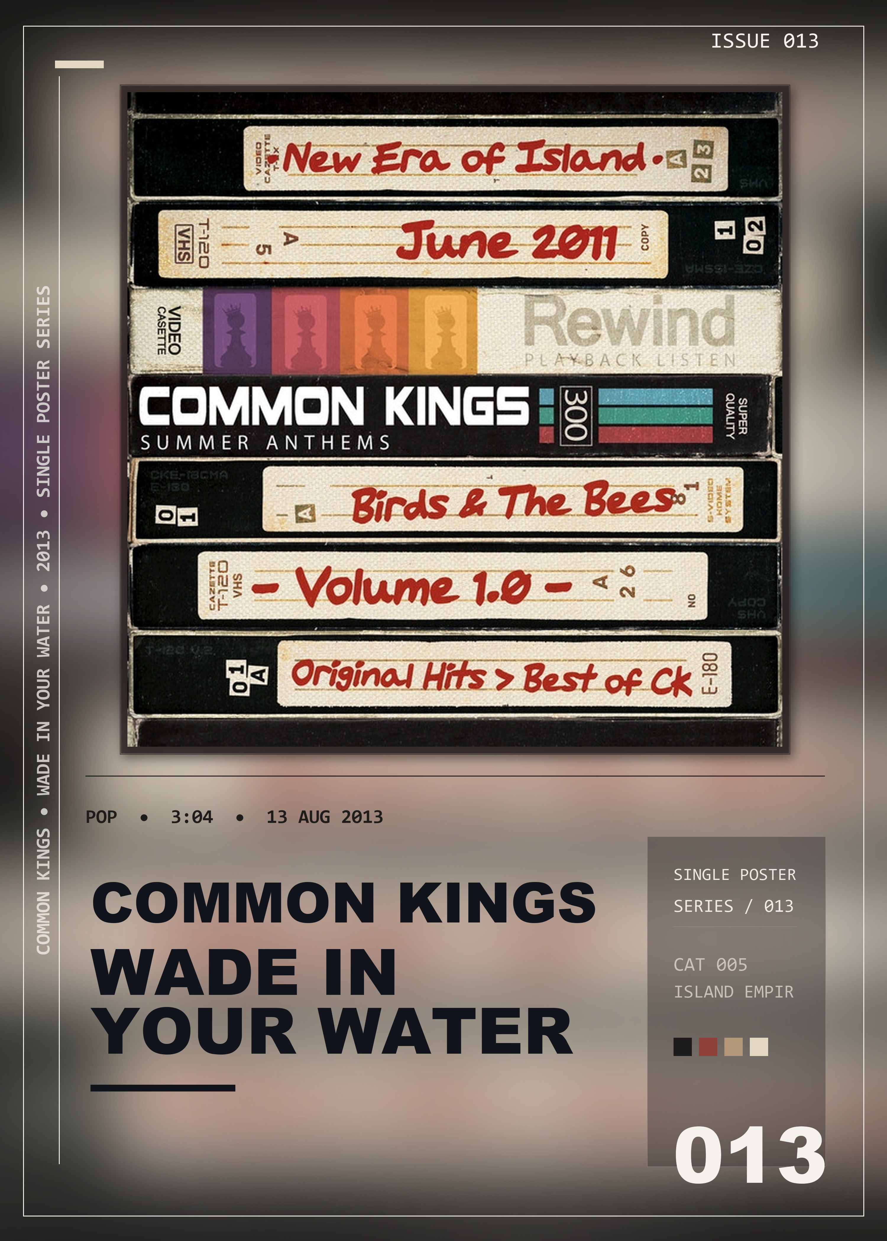 Music poster: Common Kings - Wade In Your Water