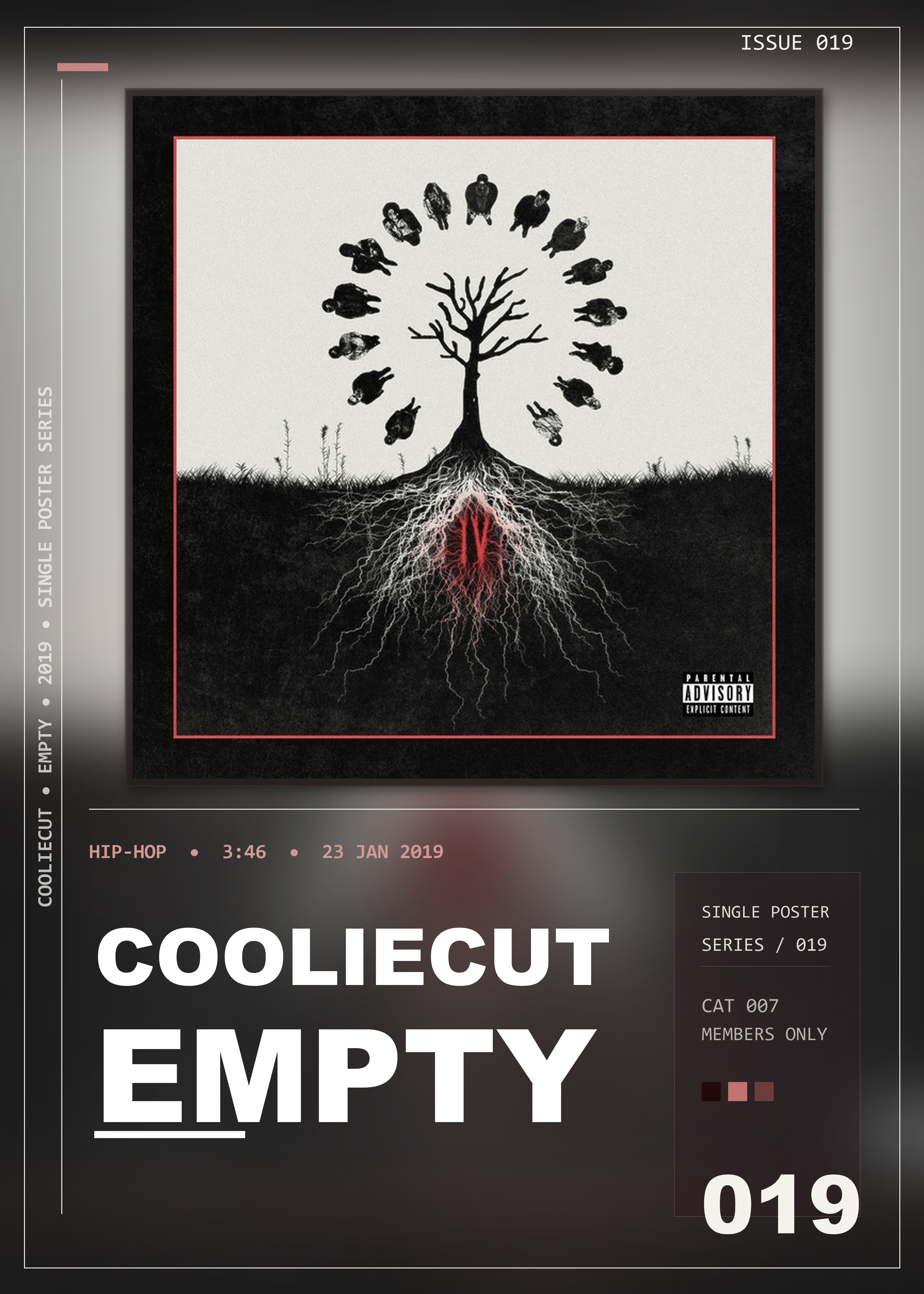 Music poster: Cooliecut - Empty