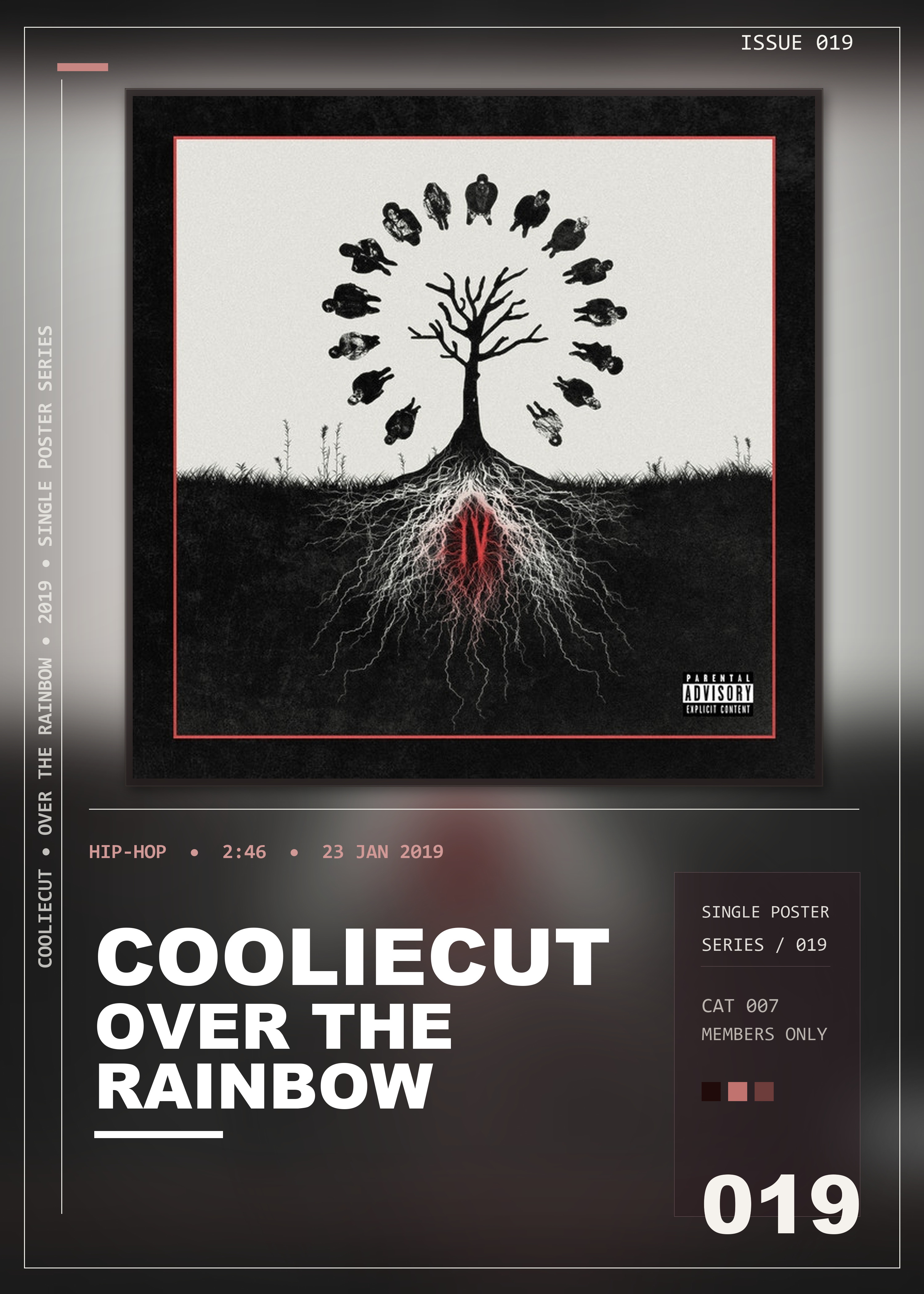 Music poster: Cooliecut - Over the Rainbow