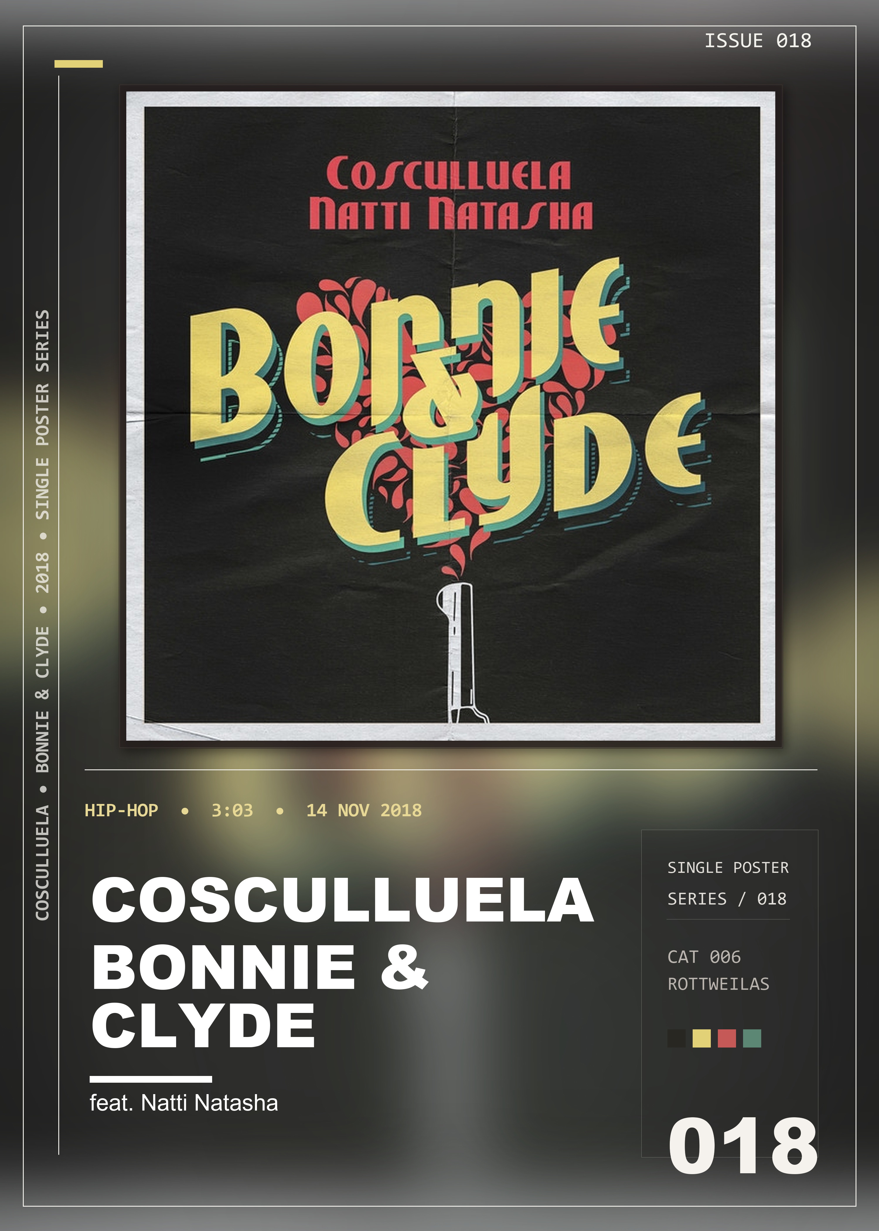 Music poster: Cosculluela - Bonnie Clyde feat Natti Natasha