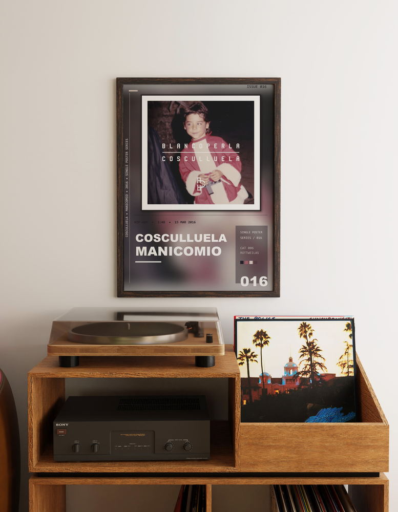 Music poster: Cosculluela - Manicomio