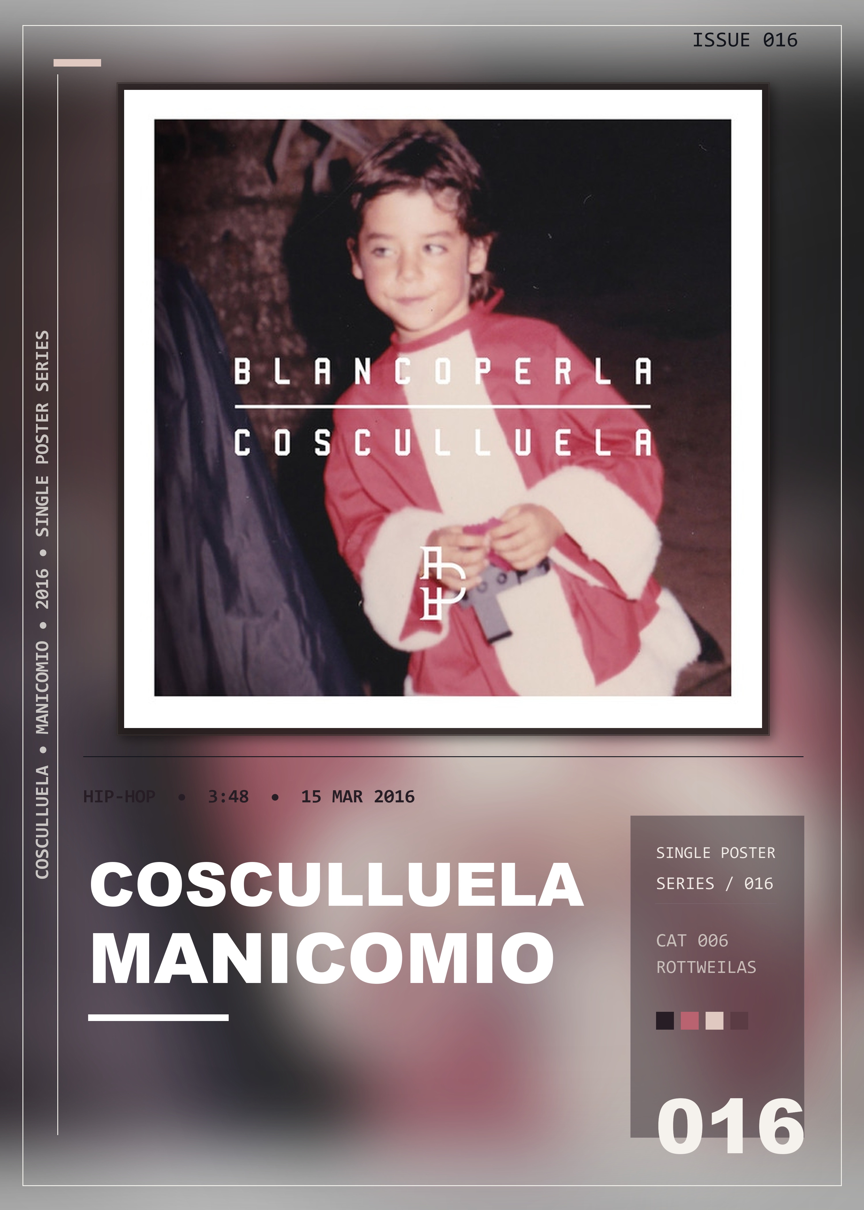 Music poster: Cosculluela - Manicomio