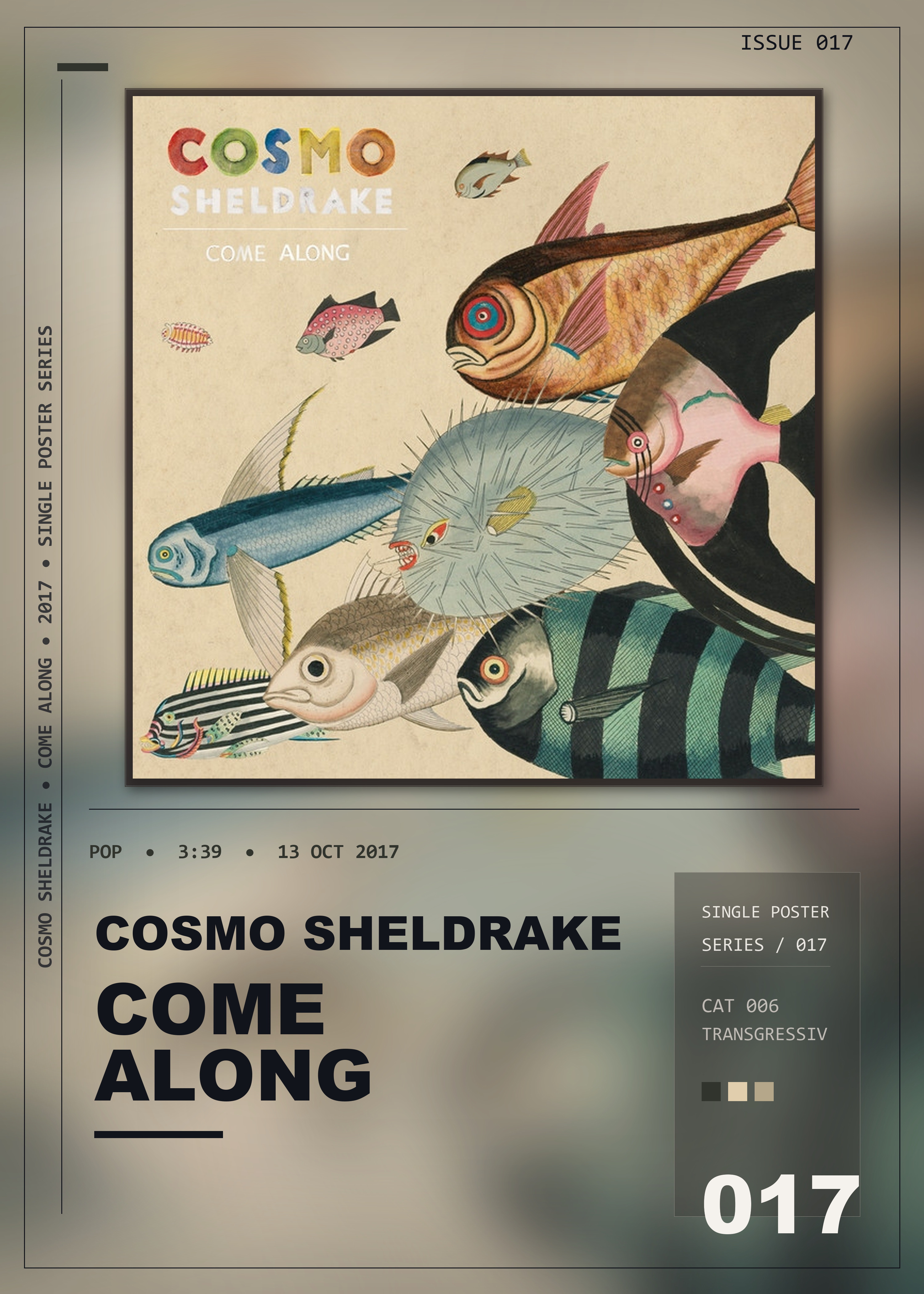 Music poster: Cosmo Sheldrake - Come Along