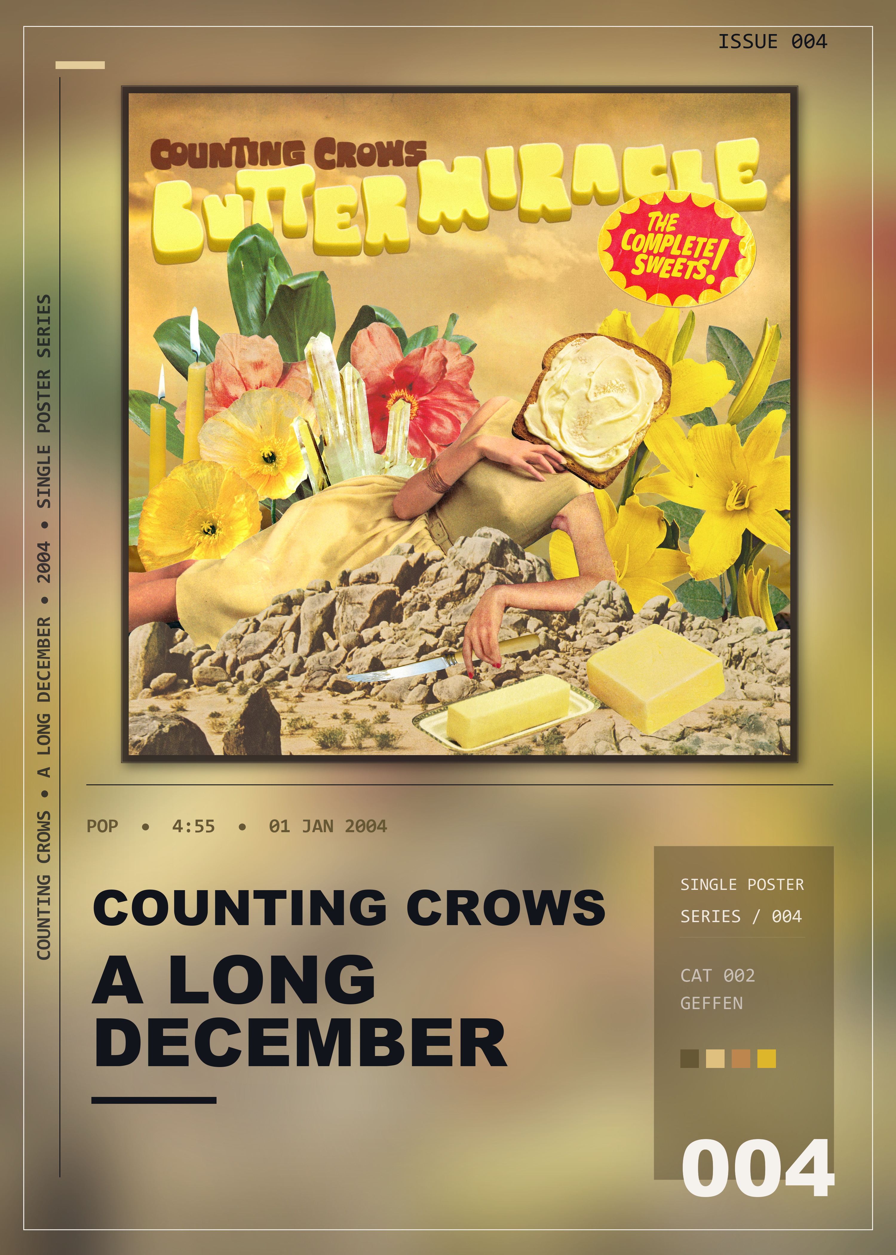 Music poster: Counting Crows - A Long December
