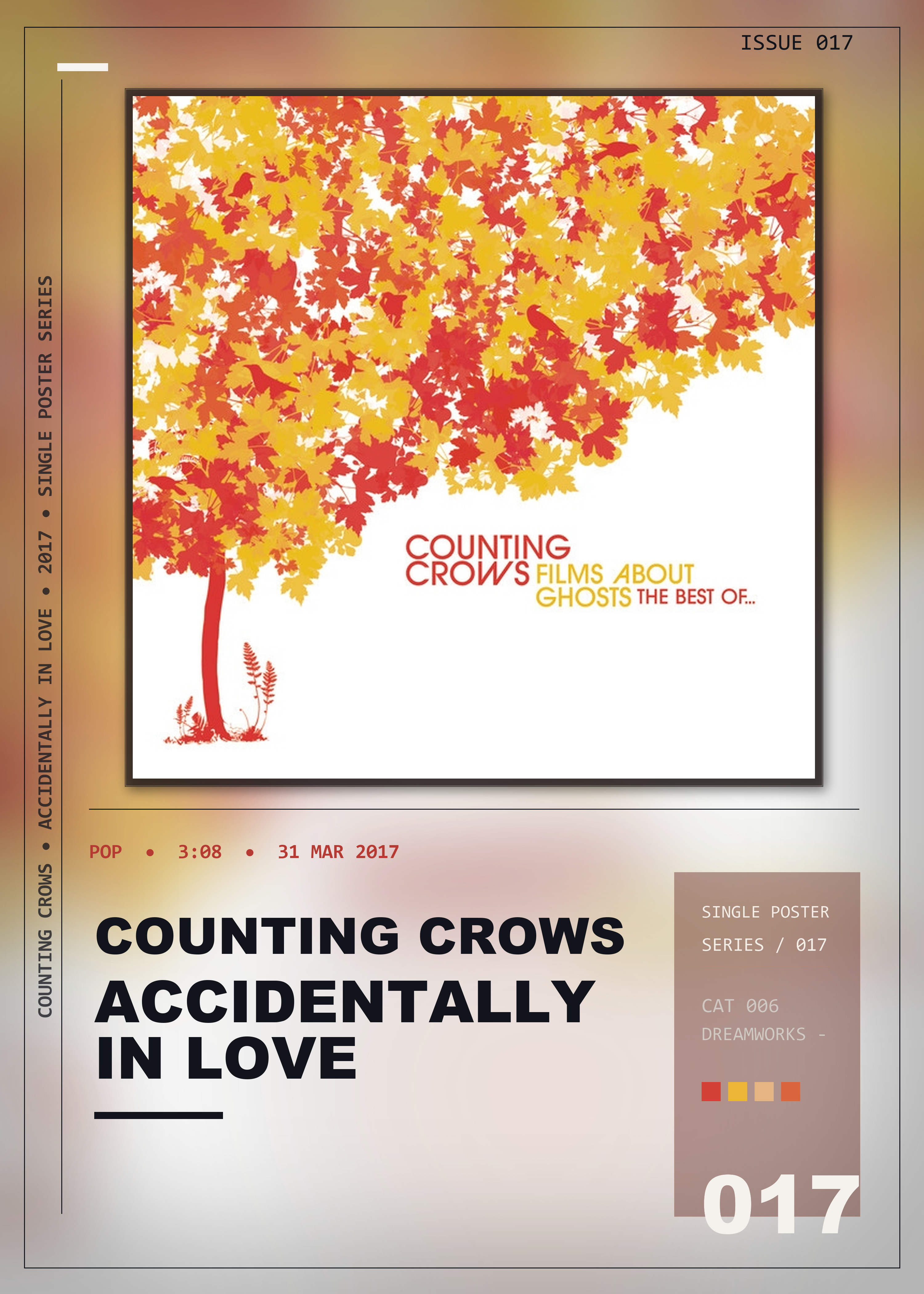 Music poster: Counting Crows - Accidentally In Love