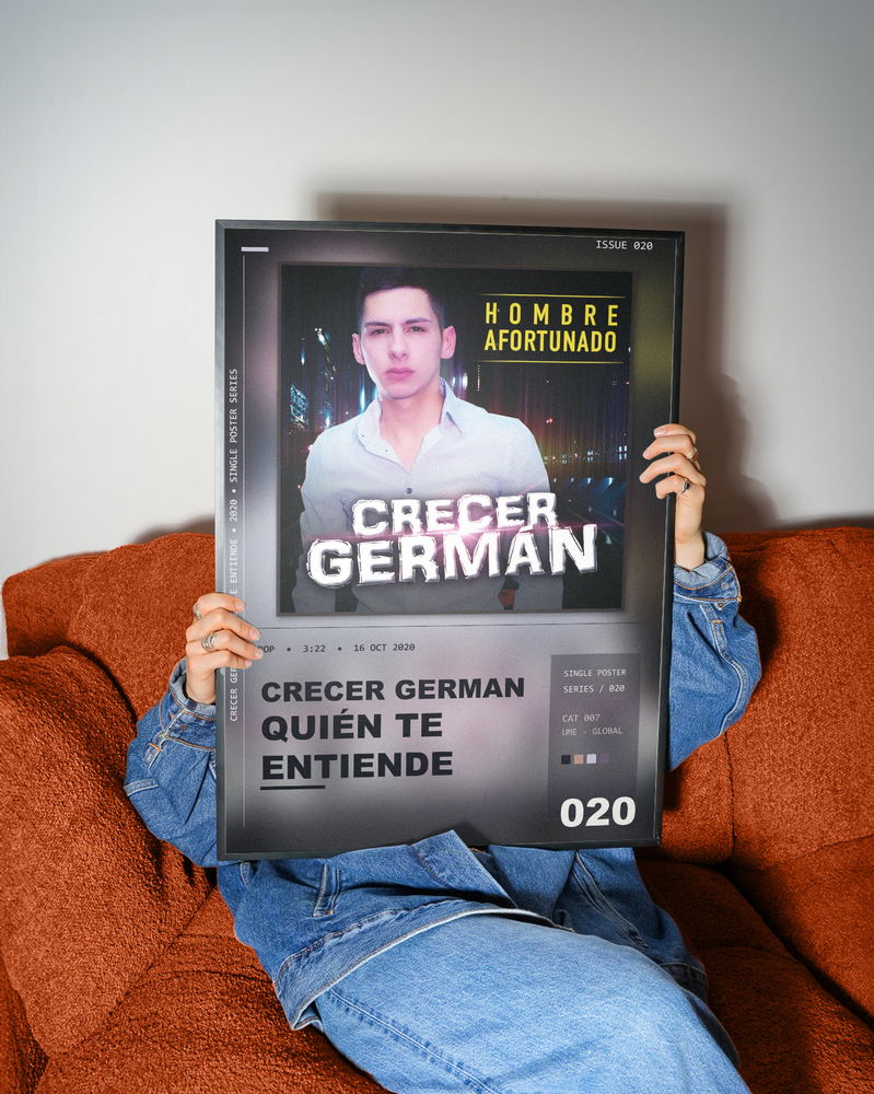 Music poster: Crecer German - Quién Te Entiende