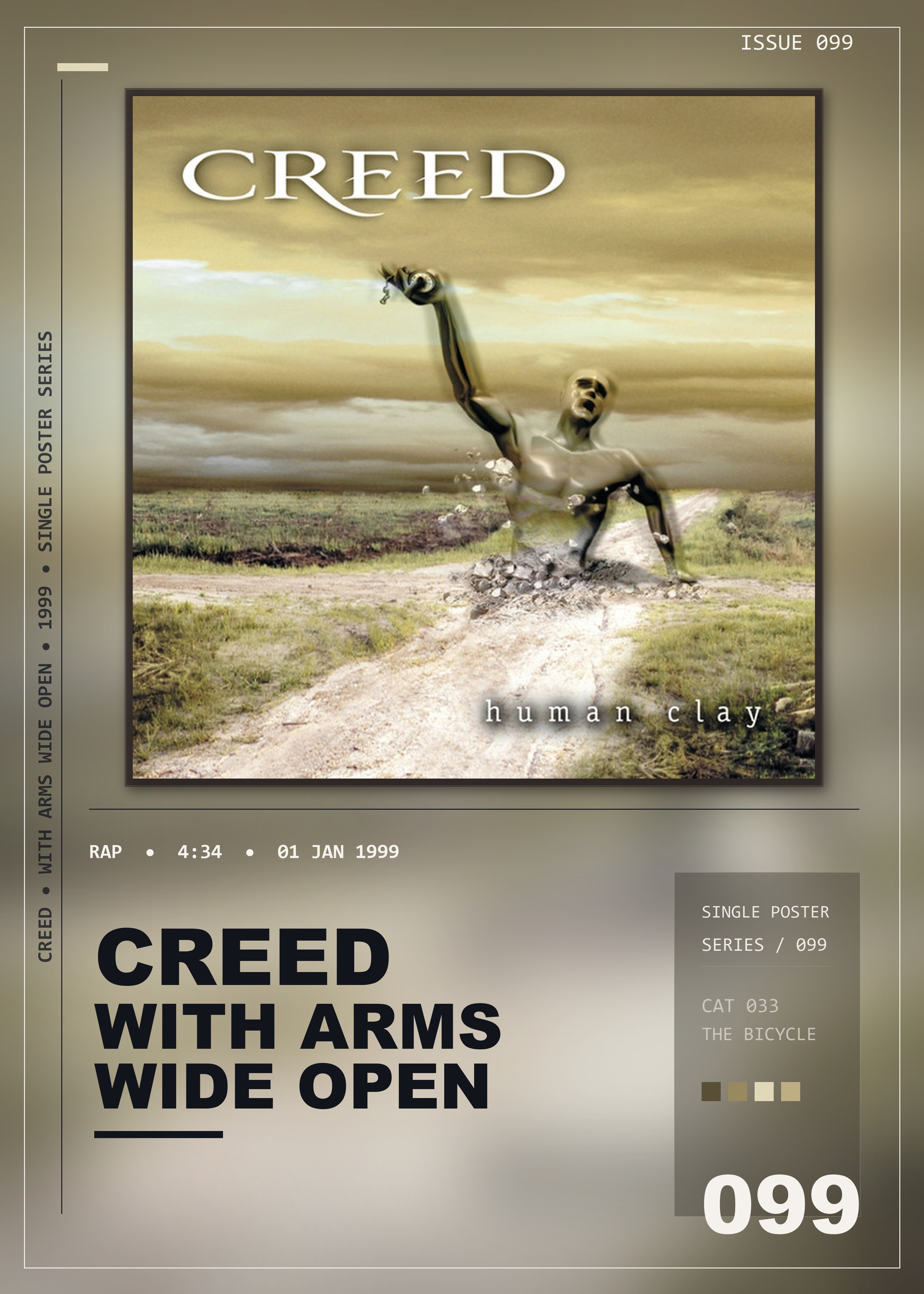 Music poster: Creed - With Arms Wide Open