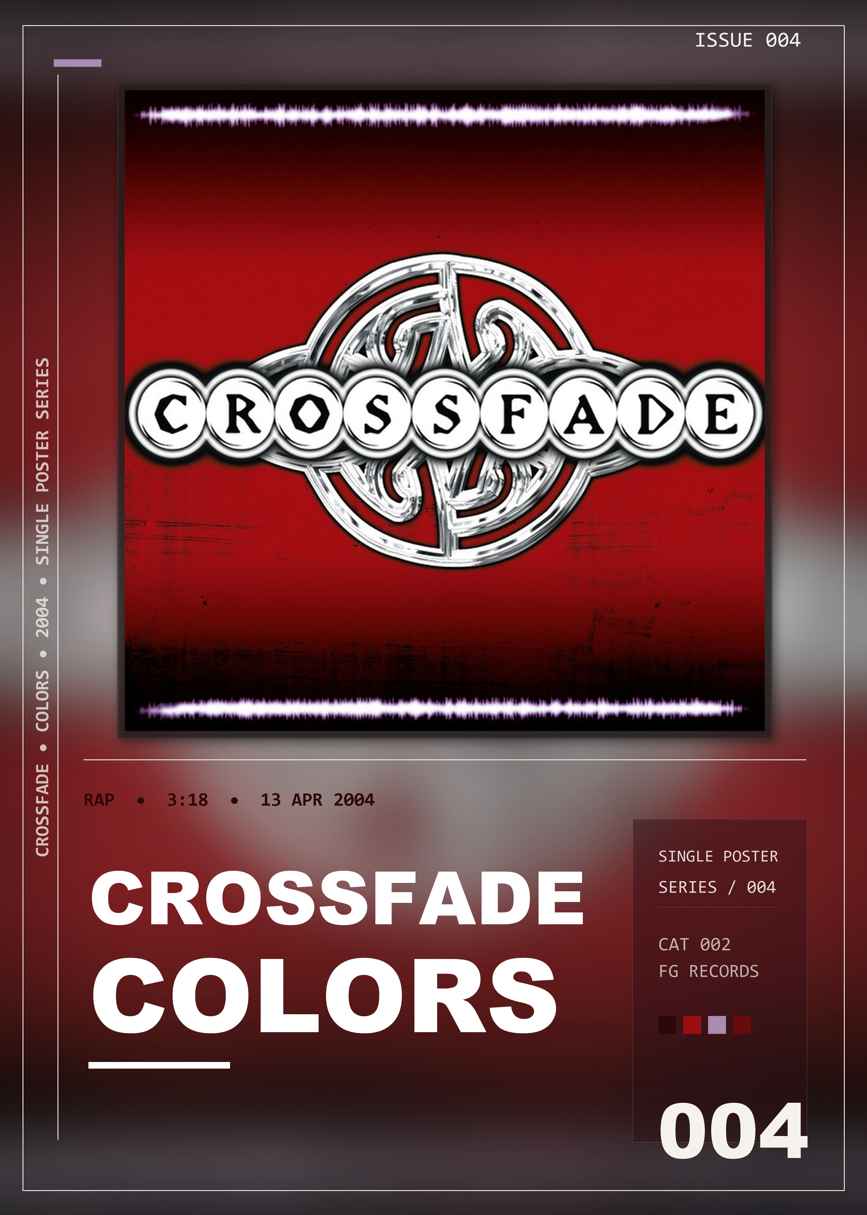 Music poster: Crossfade - Colors