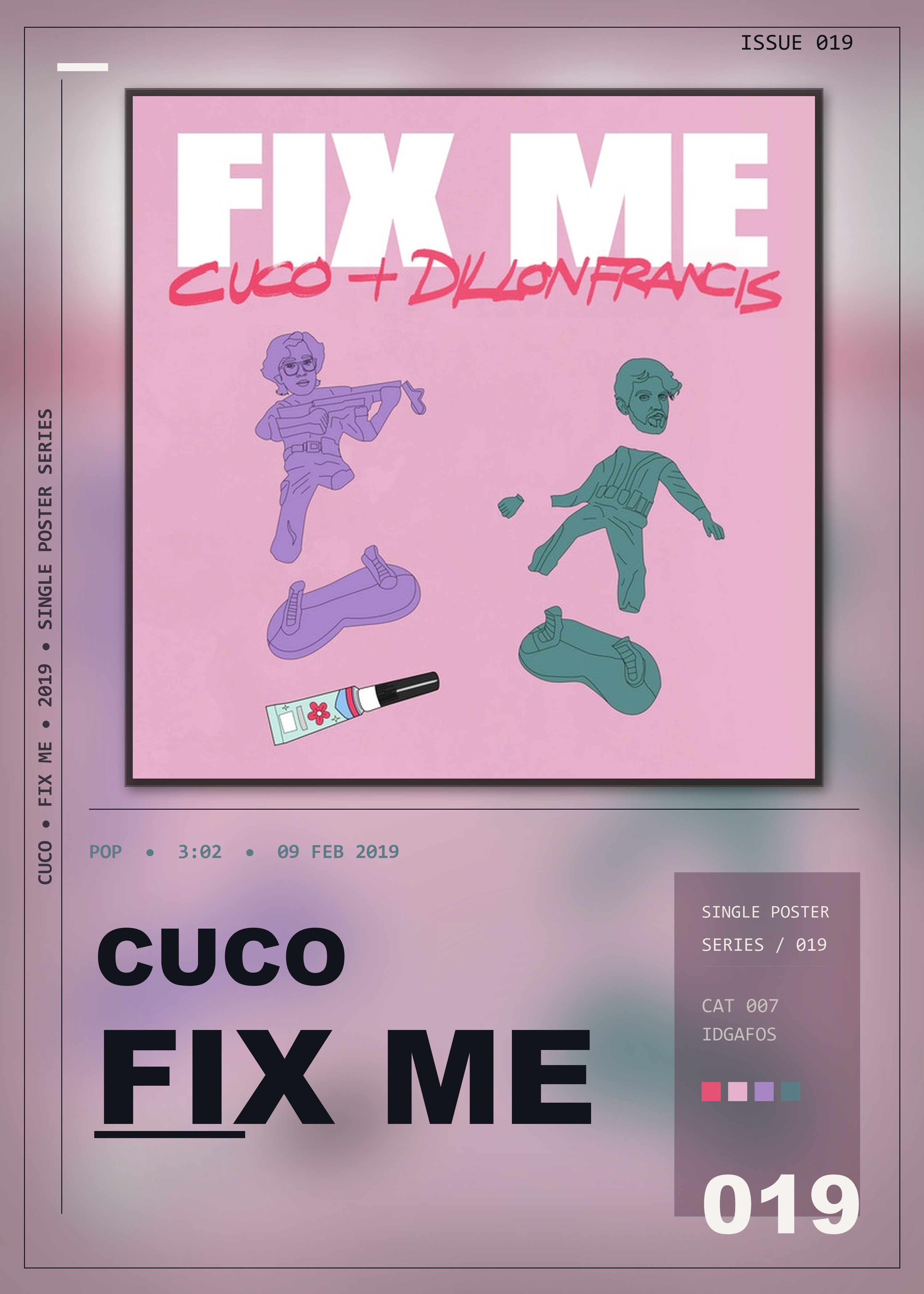 Music poster: Cuco - Fix Me