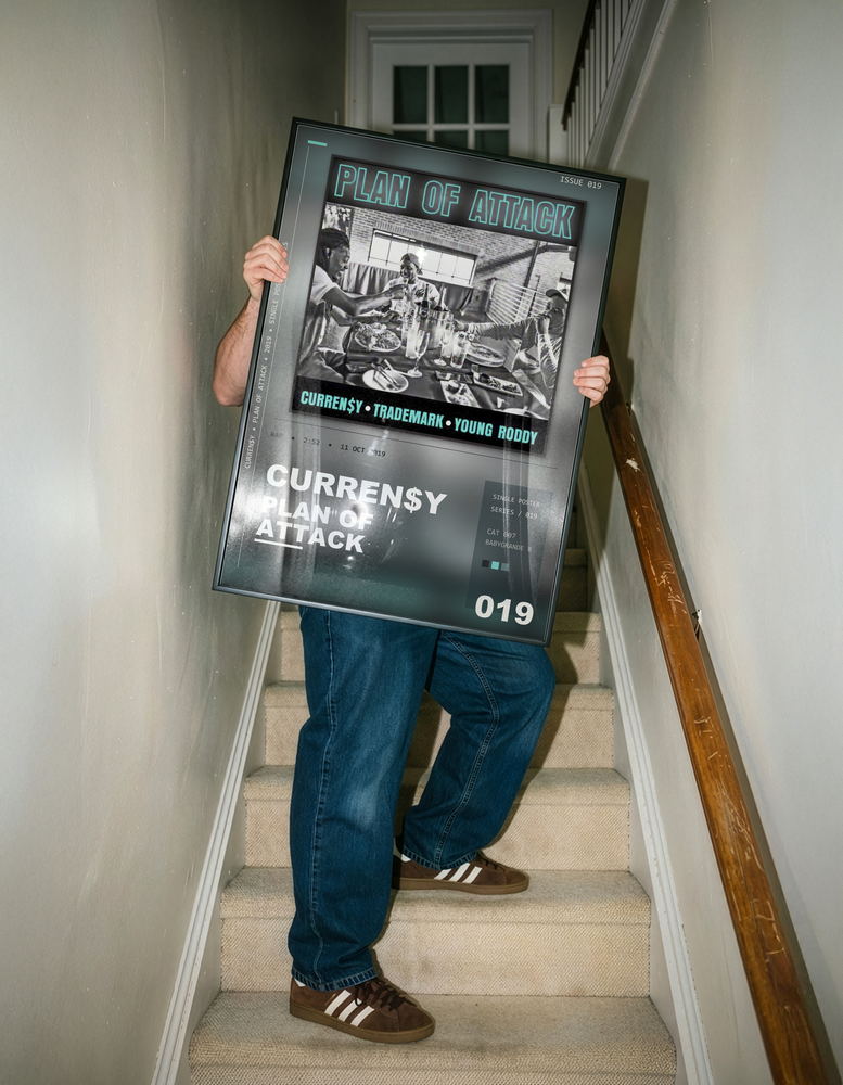 Music poster: Curreny - Plan of Attack
