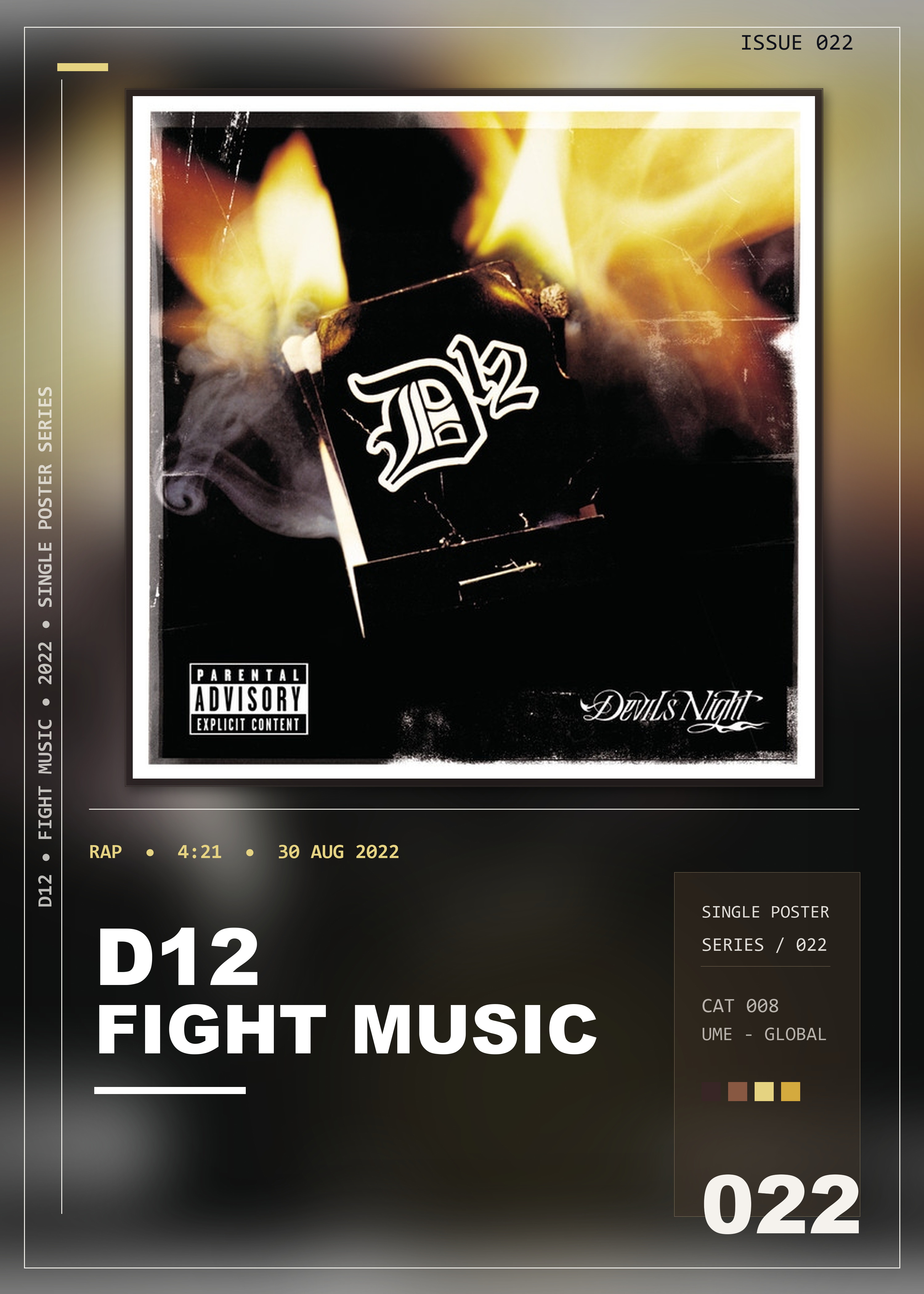 Music poster: D12 - Fight Music