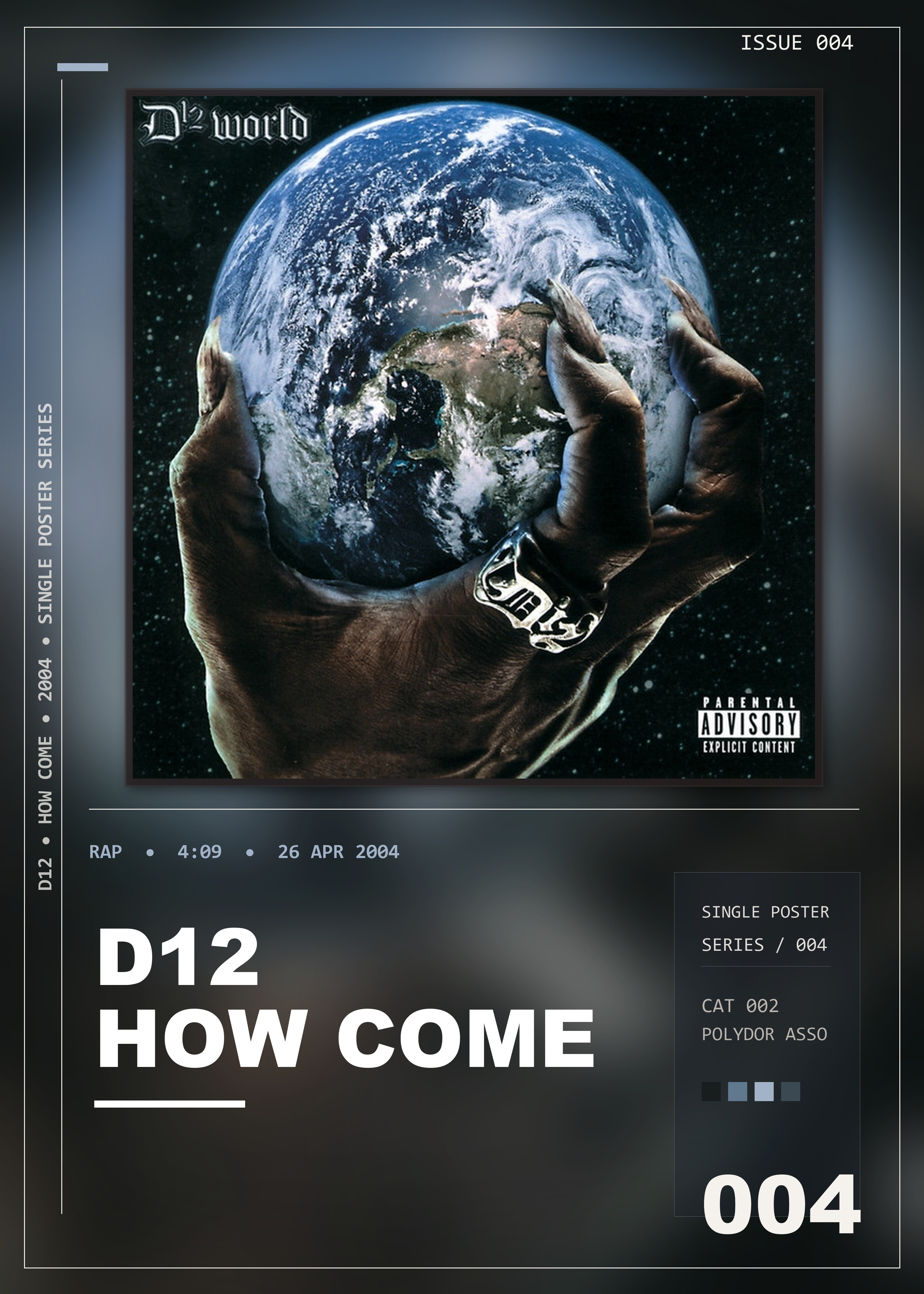 Music poster: D12 - How Come