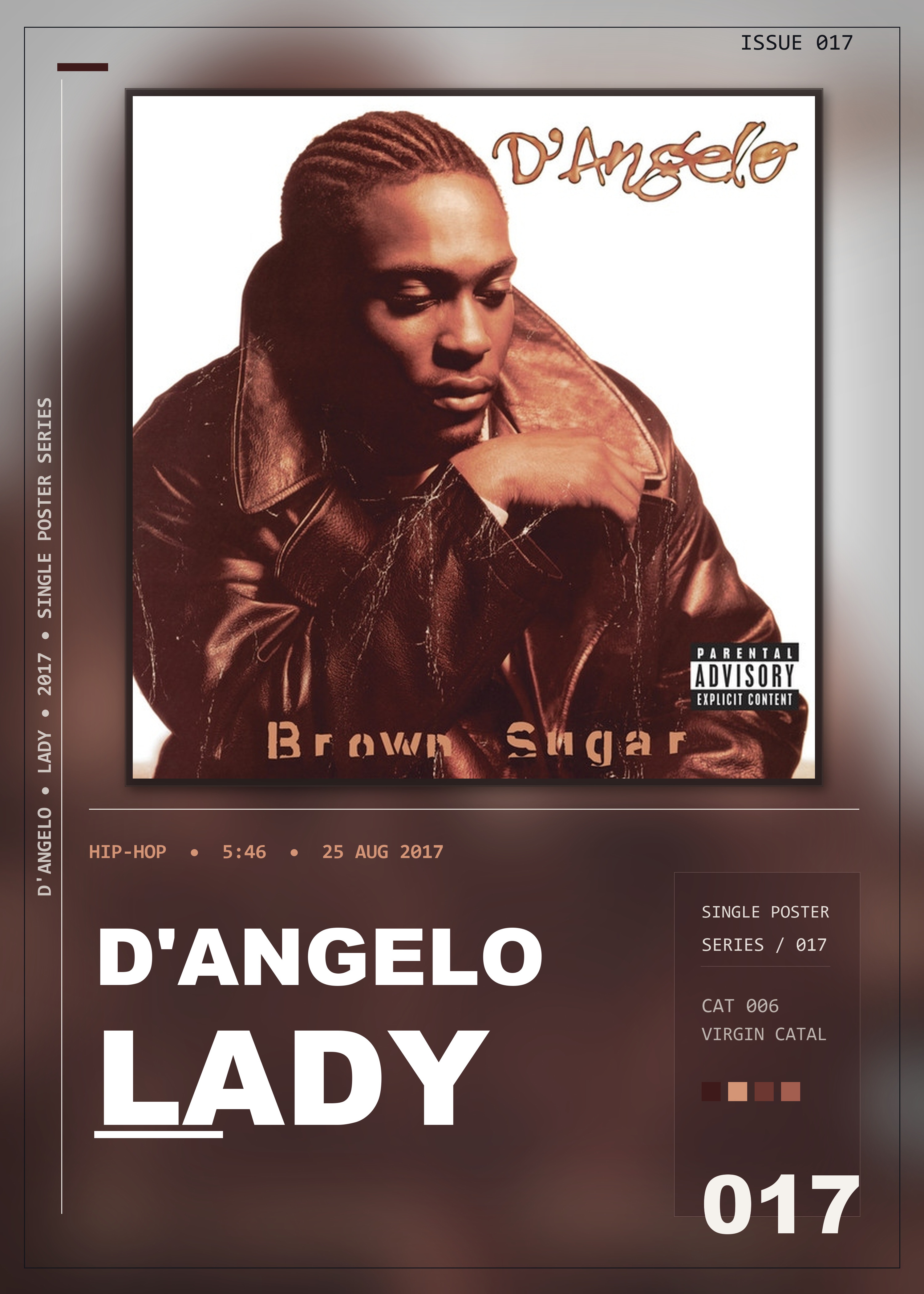 Music poster: DAngelo - Lady