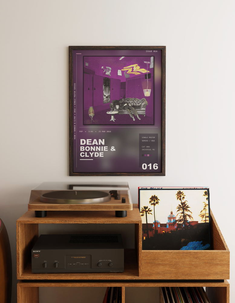 Music poster: DEAN - Bonnie Clyde
