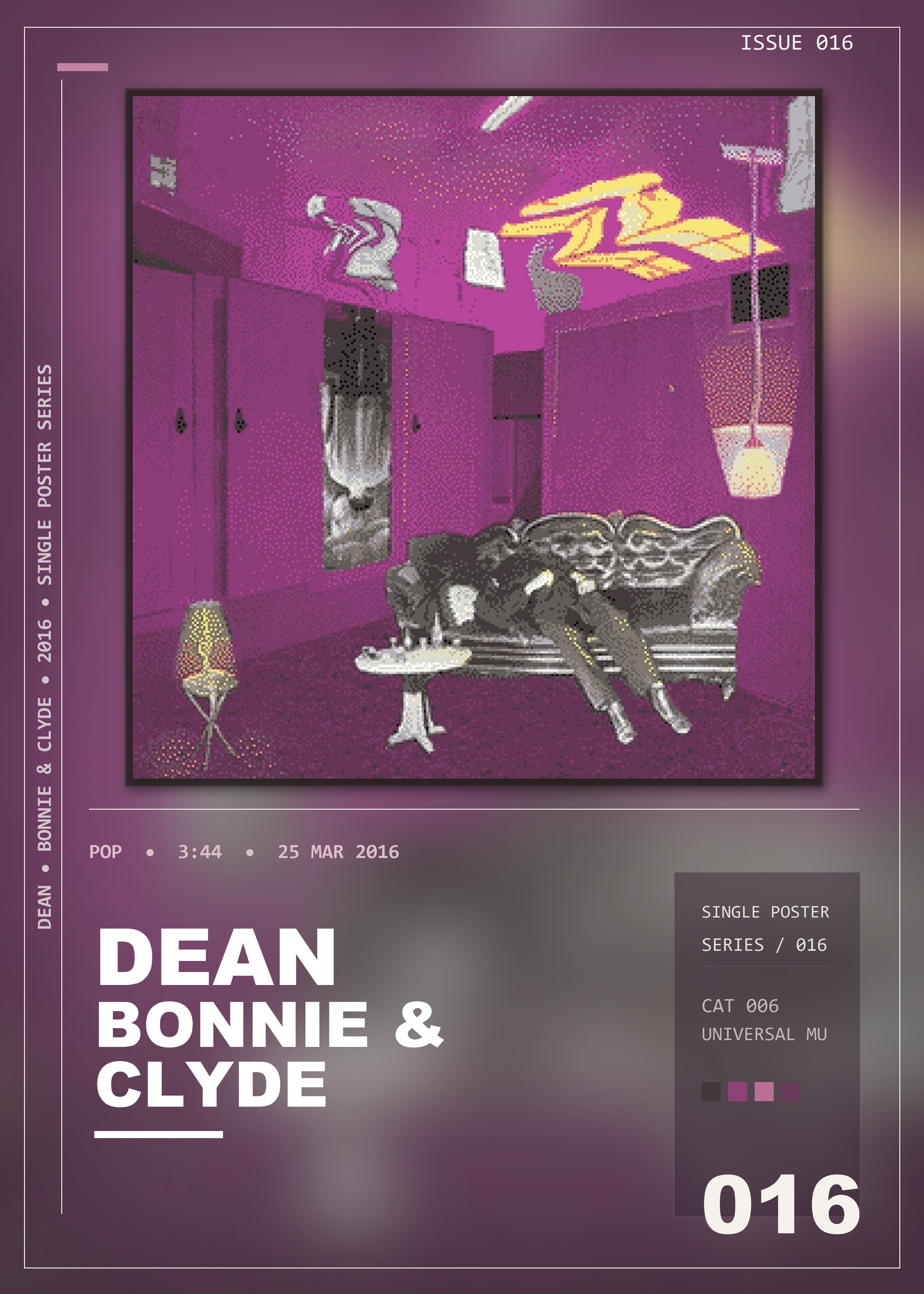Music poster: DEAN - Bonnie Clyde