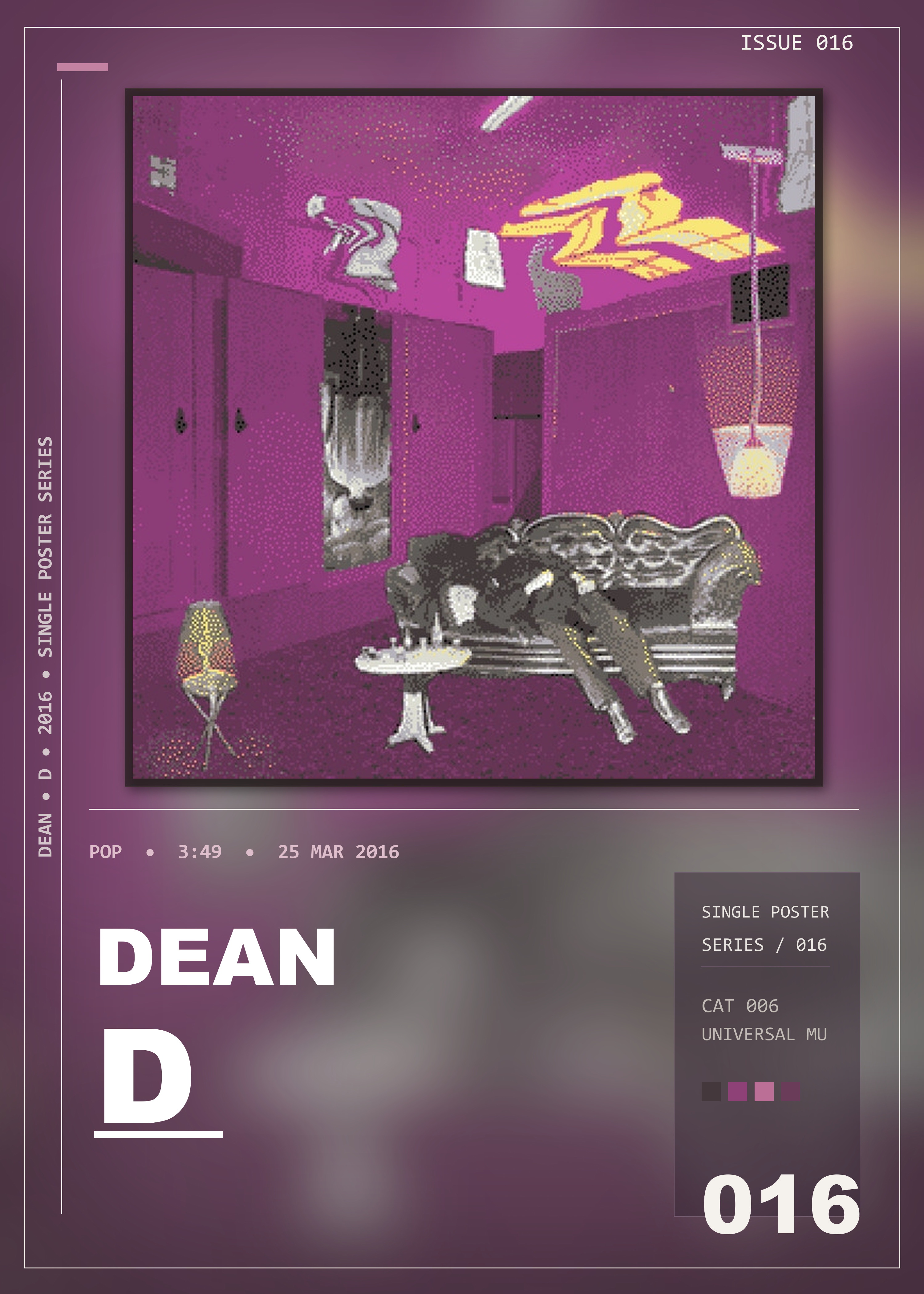 Music poster: DEAN - D Half Moon