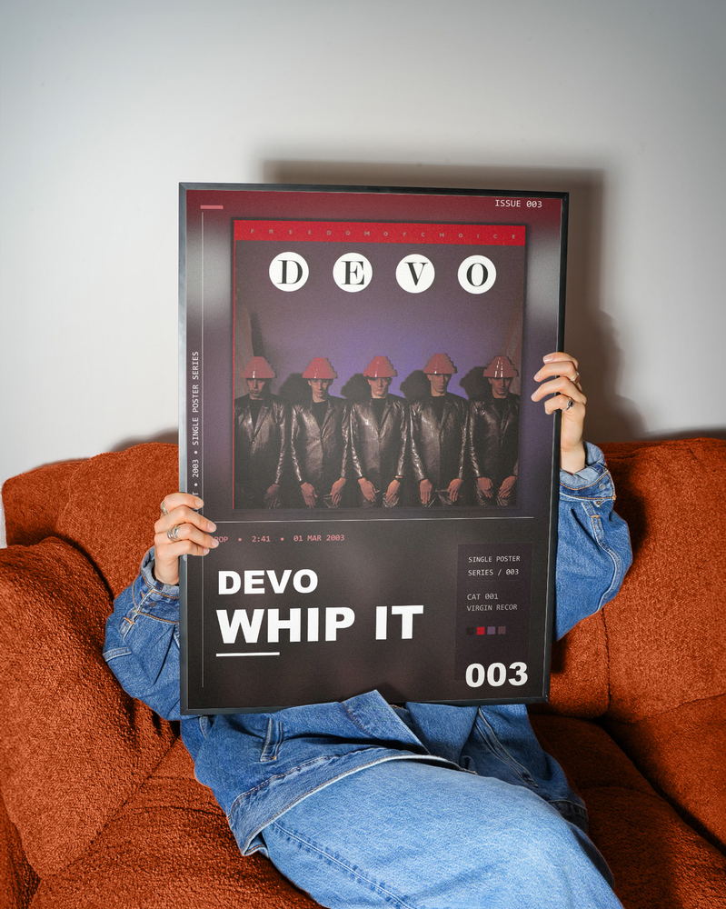 Music poster: DEVO - Whip It